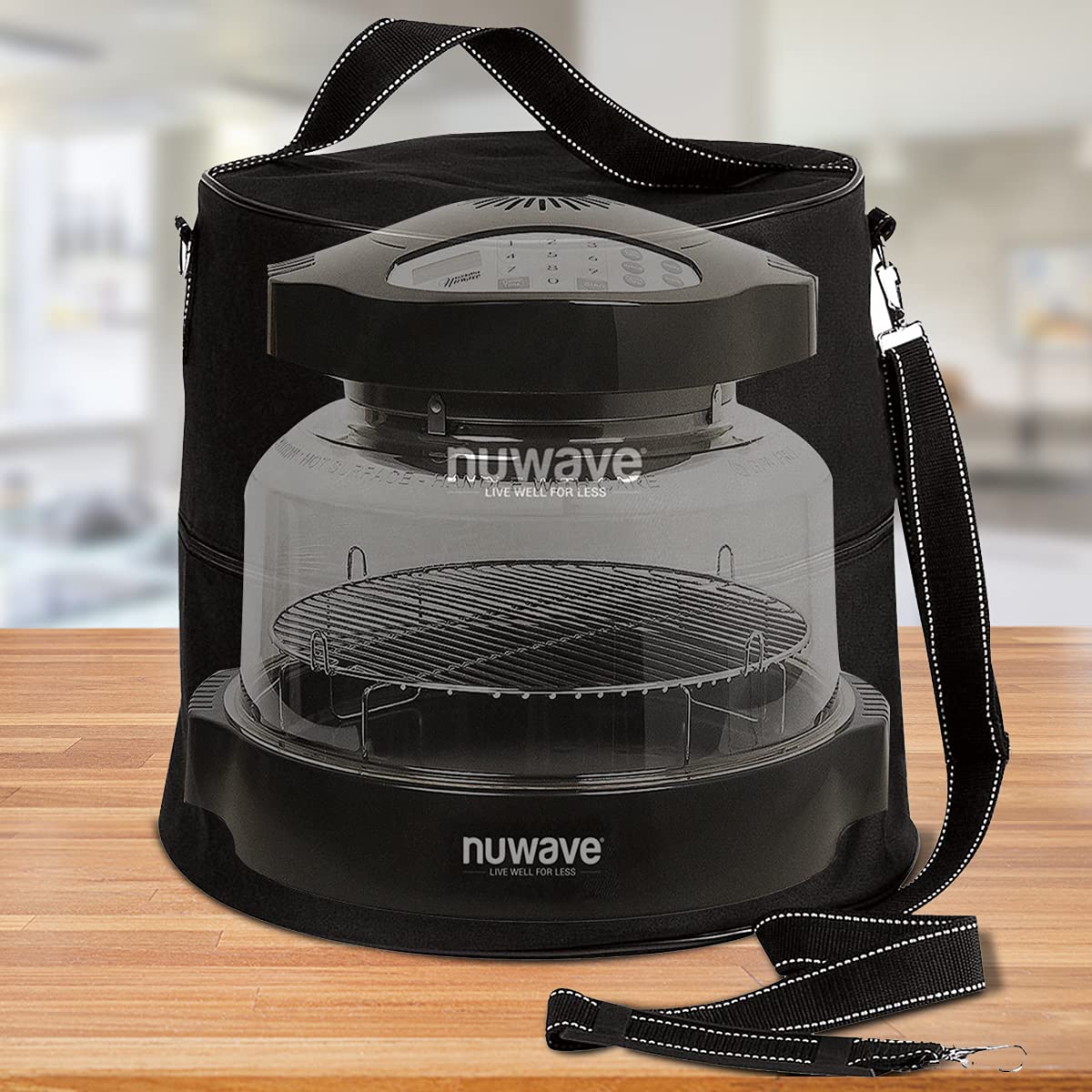 Nuwave Carrying Case for the Nuwave Oven  Brio Digital Air Fryer  Primo Grill Oven & Nutri-Pot Digital Pressure Cooker