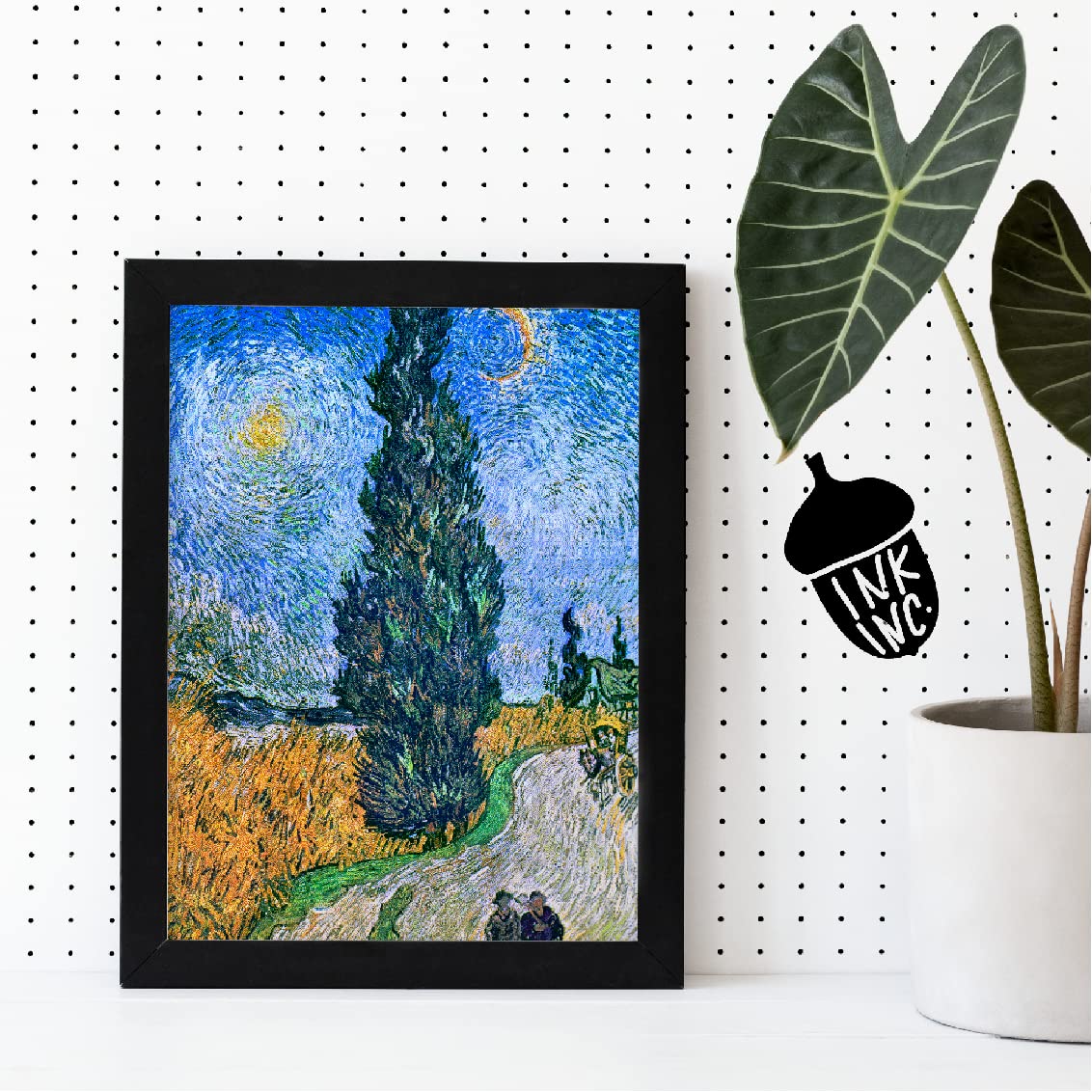 Ink Inc. Van Gogh Prints Master Impressionst Painters Series | Starry Night Wall Art | Set Of 9 5X7 | Unframed