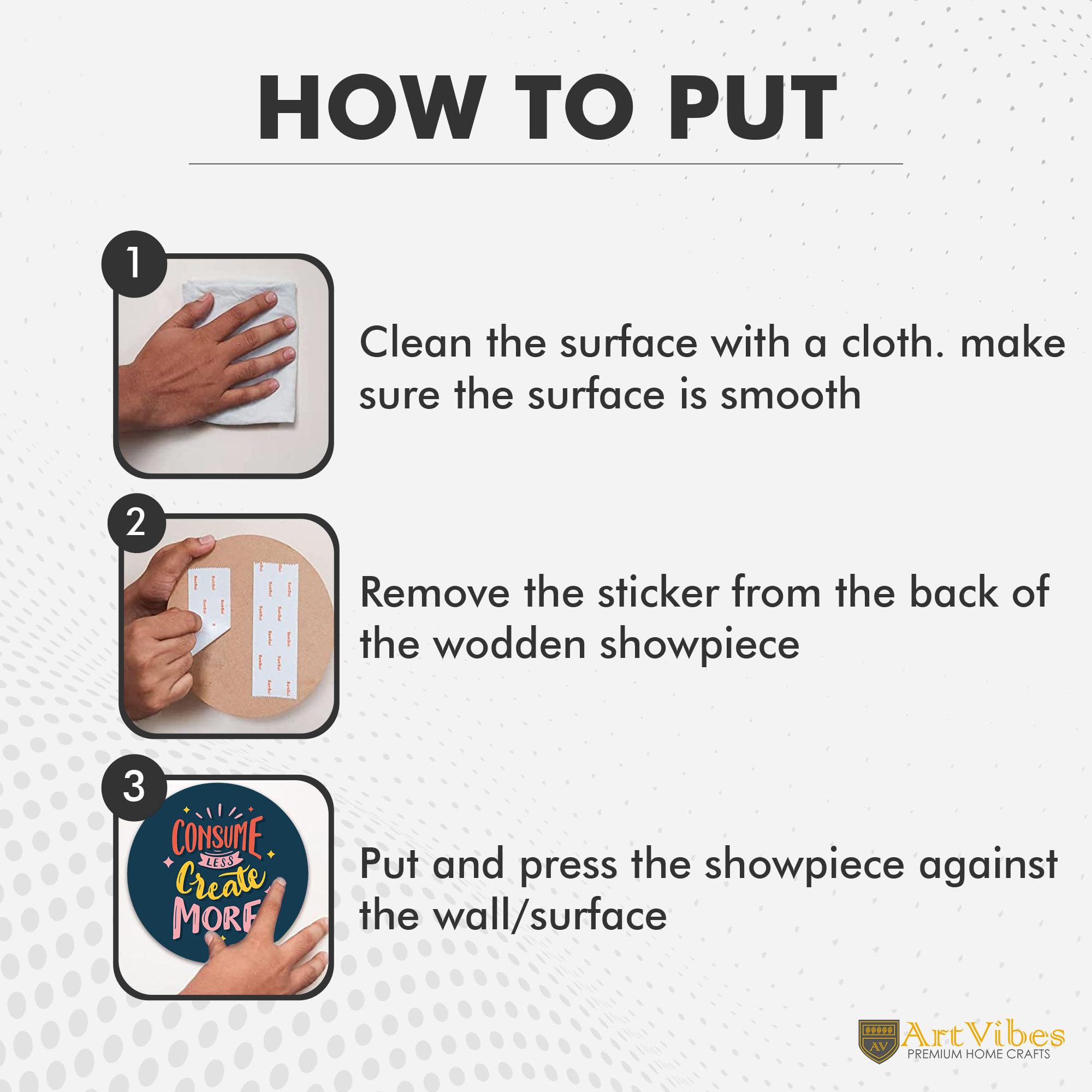 Artvibes Decorative Mdf Wooden Wall Hanging Decoration Item For Home | Office | Gifts | Modern Artworks Art Items | Livingroom,