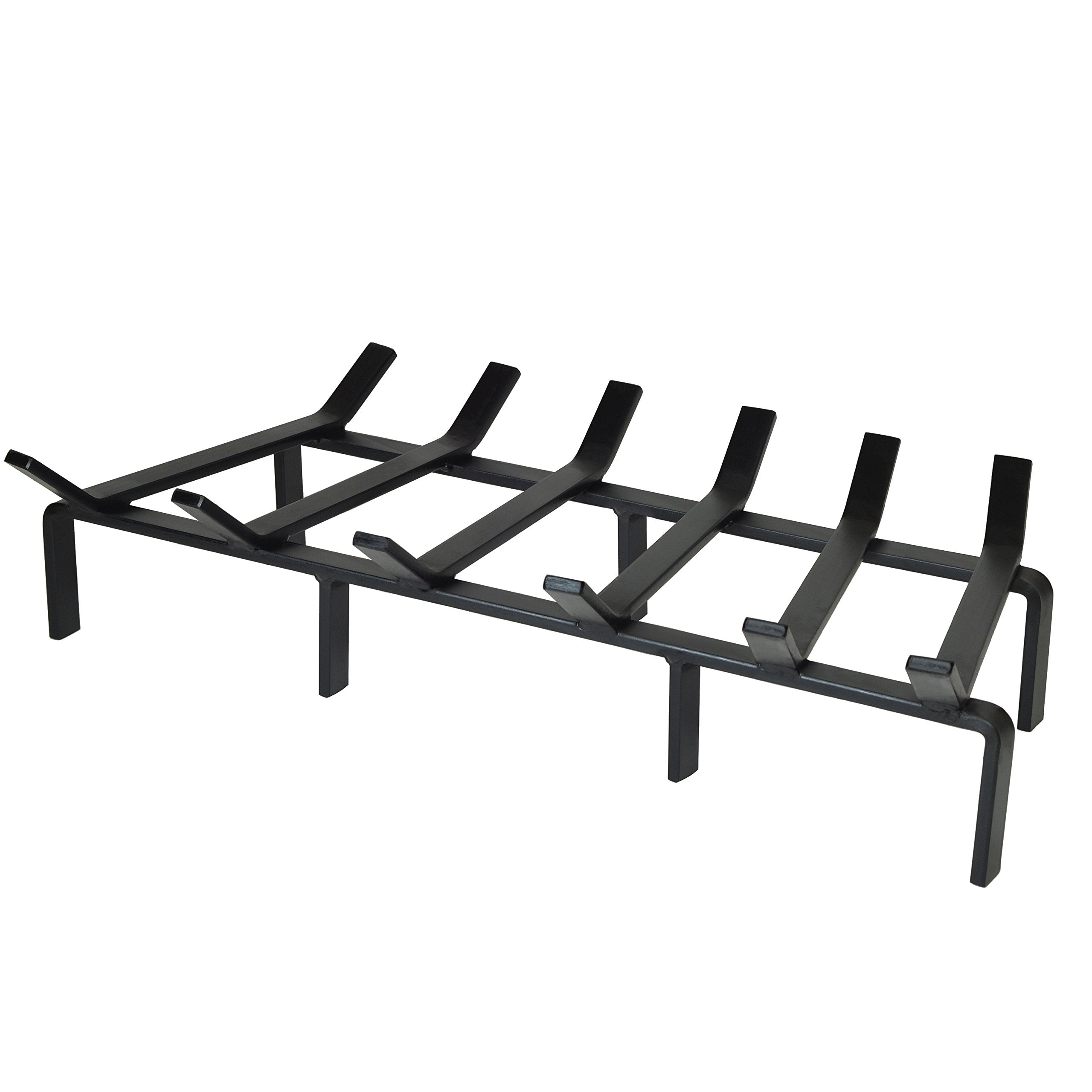 Steelfreak Heavy Duty Steel Fireplace Grate - Made In The Usa (27 Inch)