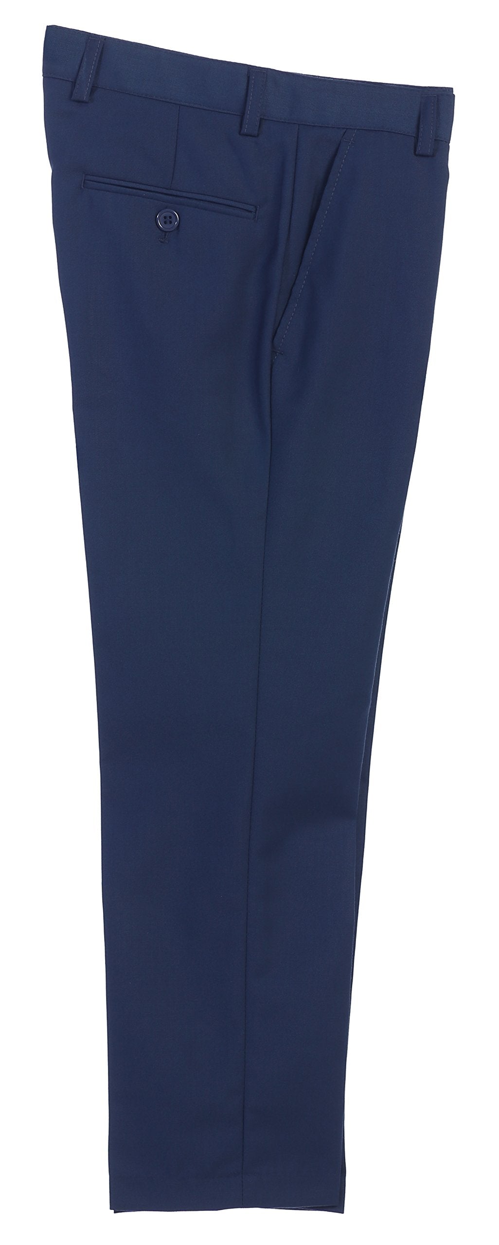 gioberti Boys Flat Front Dress Pants, Royal Blue, 2T