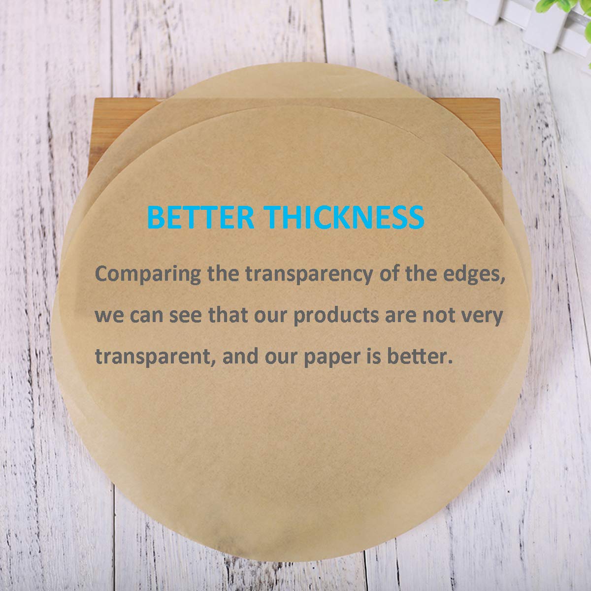 200Pcs 8 Inch Parchment Paper Rounds For Air Fryer Unbleached Baking Paper For Oven Nonstick Uses For Baking Cookies, Bread, Mea