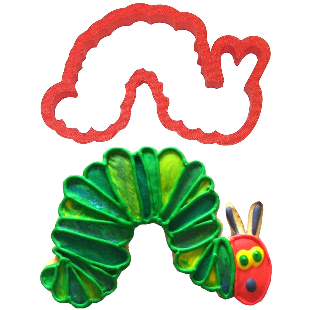Caterpillar Cookie Cutter 5 Inch - Hand Made In The Usa