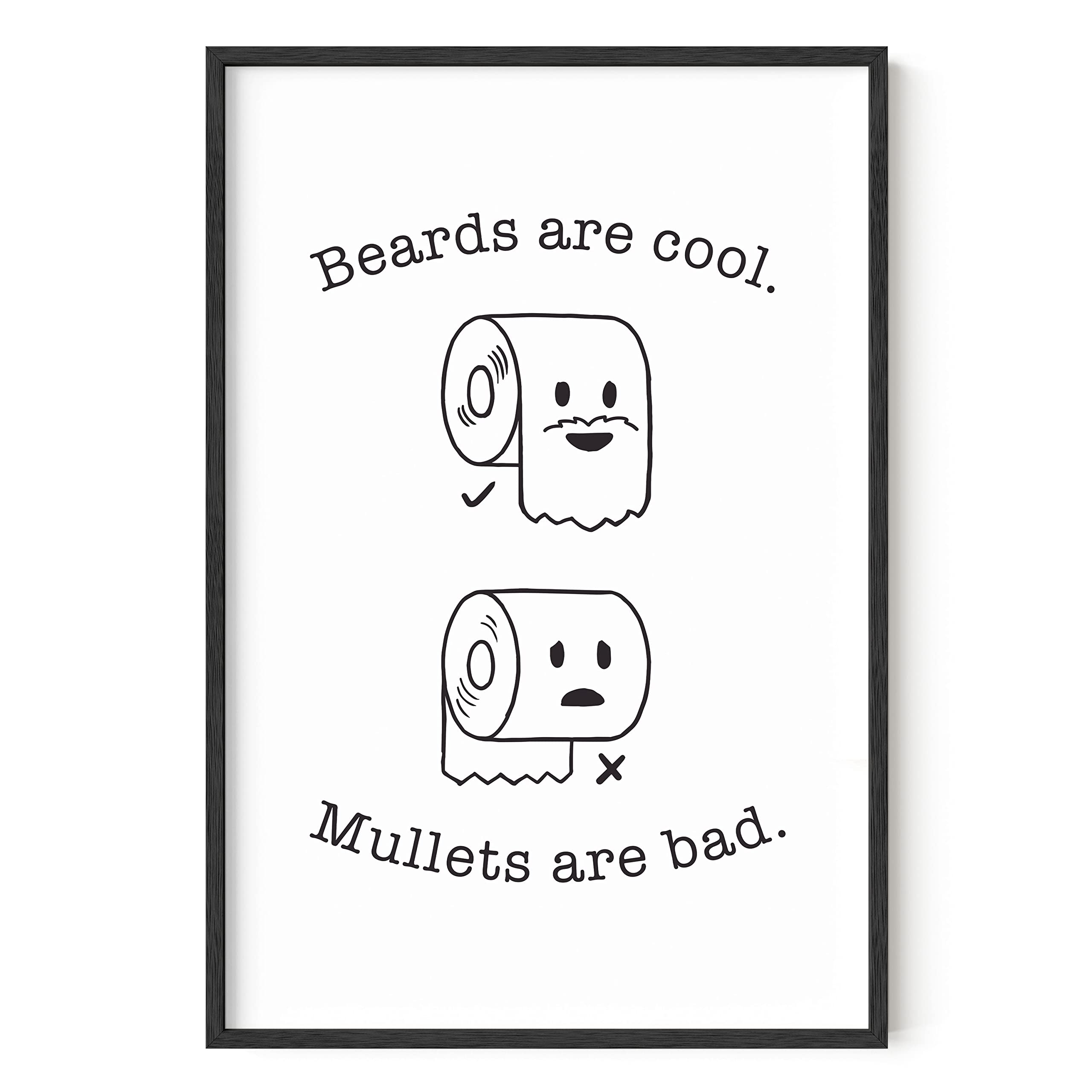 Haus And Hues Funny Bathroom Decor & Bathroom Prints, Funny Bathroom Signs & Funny Wall Decor, Bathroom Humor Wall Decor, Fun Ba