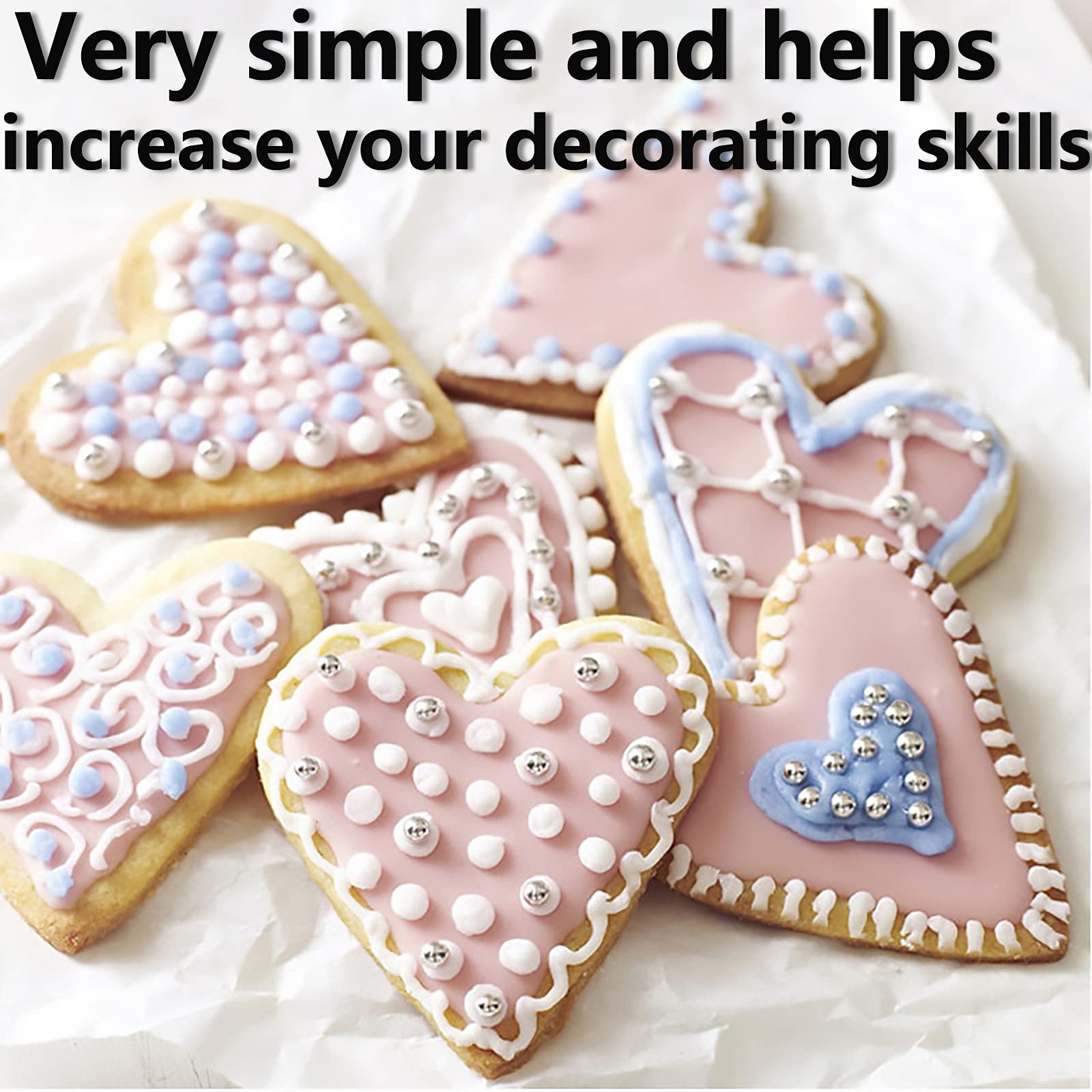 Cake Decorating Pen Tool Kit Pastry Bag Diy Cake Deco Tools Kit Pastry Icing Pen Piping Kit Bags(Blue)