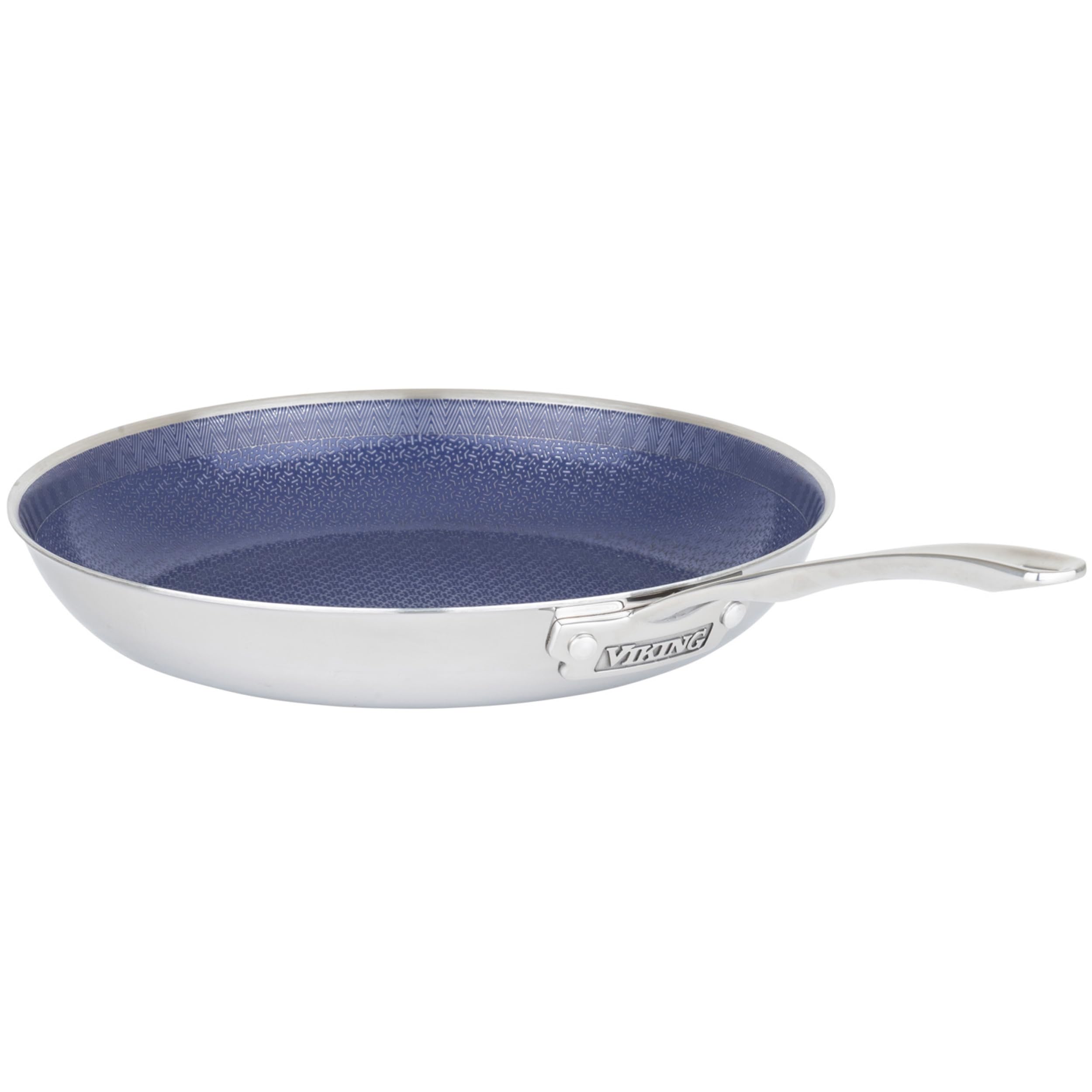 Viking Hybrid Plus 3Ply Ceramic Nonstick Frying Pan, Made without PFAS, 12Inch Induction Cookware, Metal Utensil Safe, Oven Sa