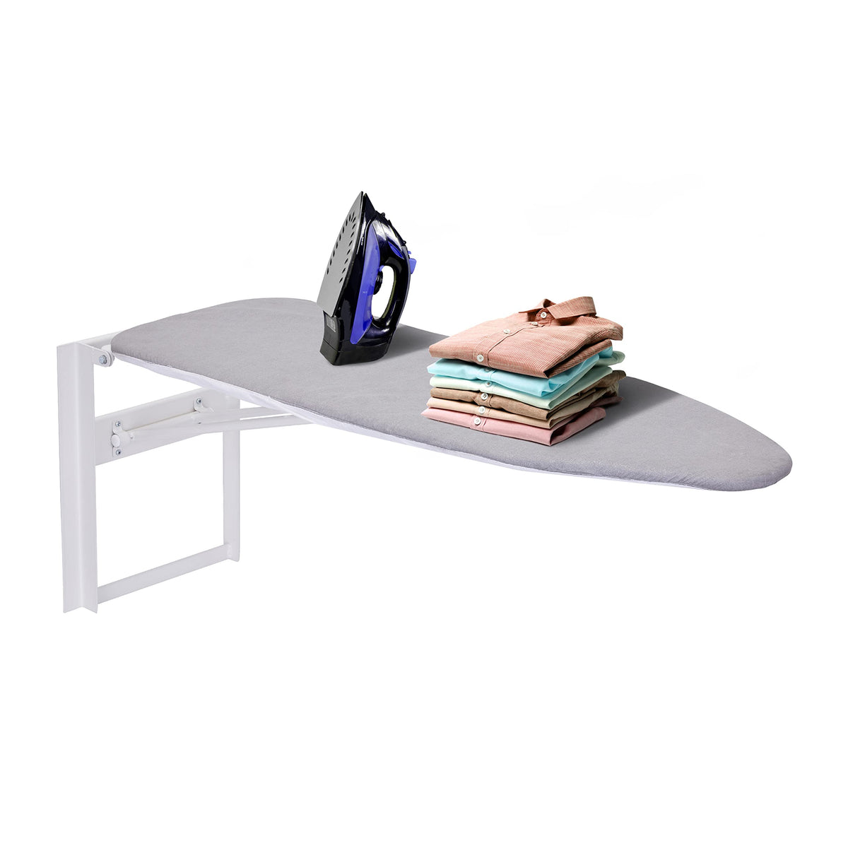Ivation Wall-Mounted Ironing Board | Foldable 36.2    X 12.2   , Fold Down Ironing Station For Home, Apartment & Dorms, Easy-Rel