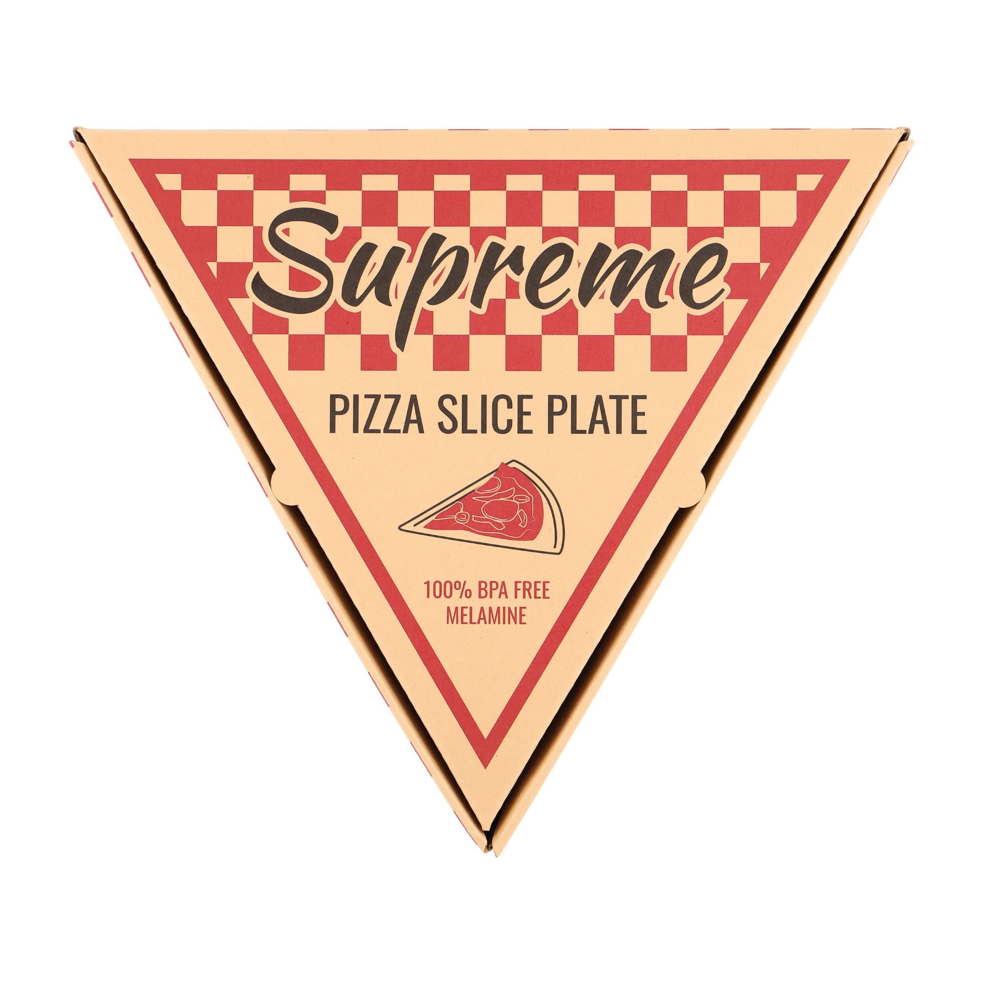 Supreme Housewares Upware 6-Piece 9 Inch Melamine Pizza Plate