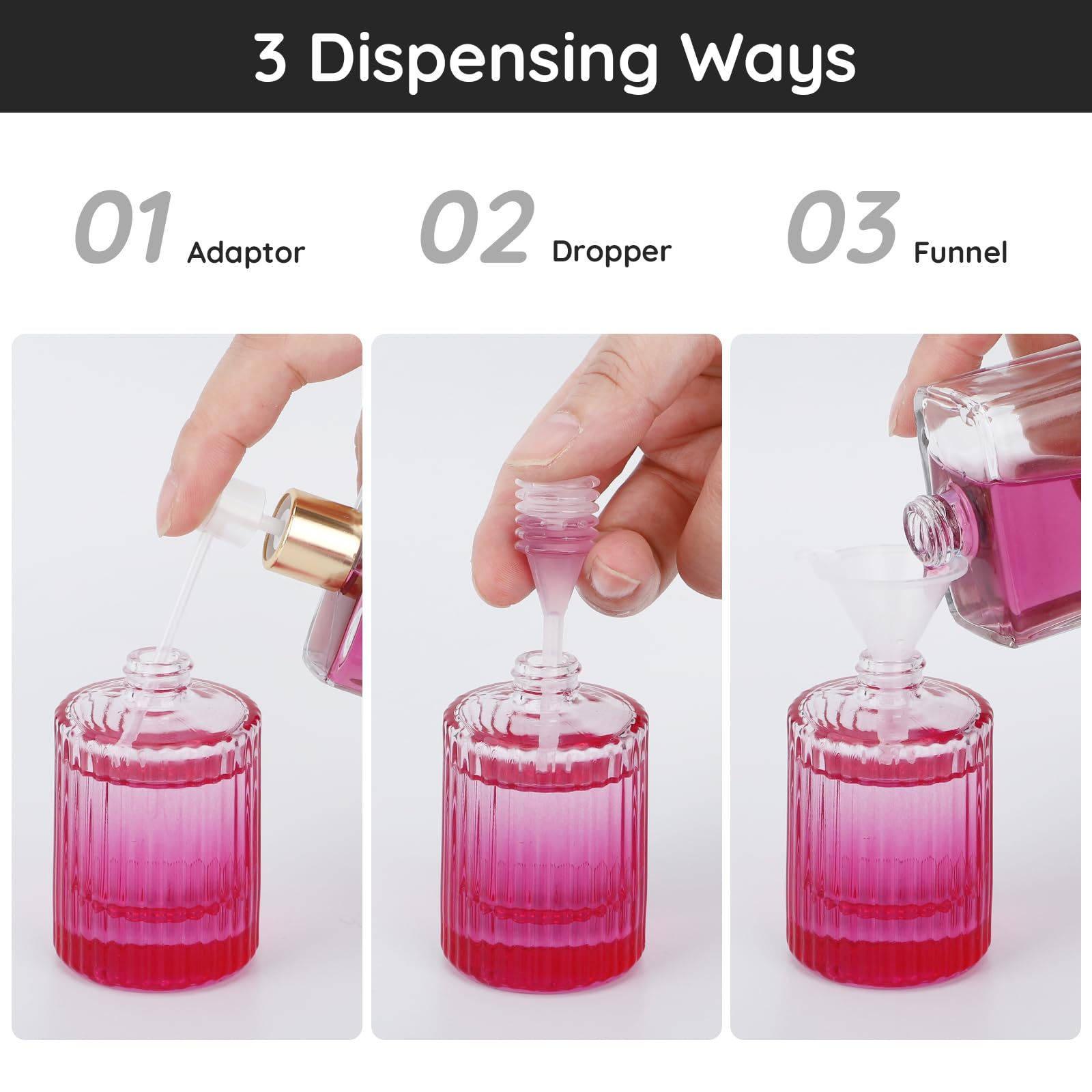 Segbeauty 30Ml Travel Perfume Spray Bottle, 1Oz Refillable Liquid Bottles Empty, Pack Of 4 Cologne Atomizer Sprayer For Perfume,