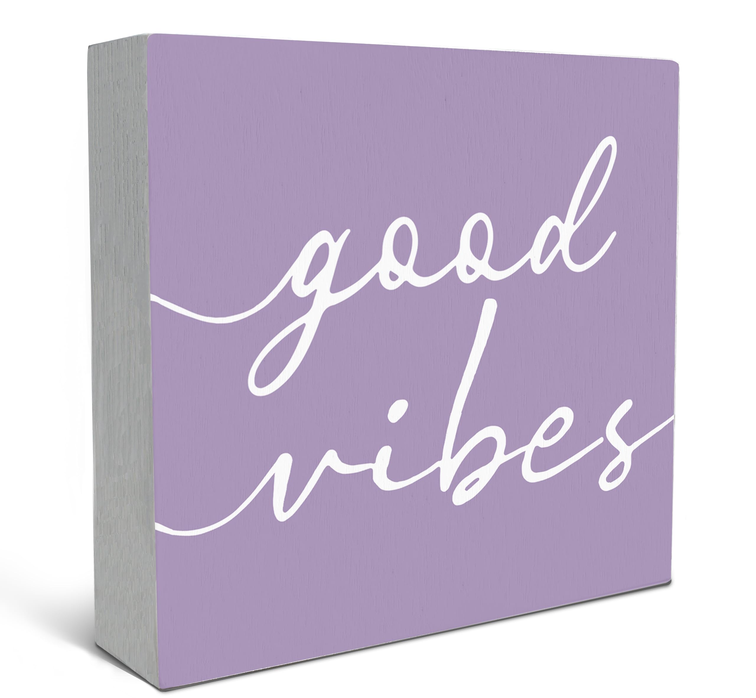 SRADMO Botanical Eucalyptus Leaves Wood Box Sign Desk Decor, Rustic Eucalyptus Leaves Wooden Block Box Sign Decoration For Home 