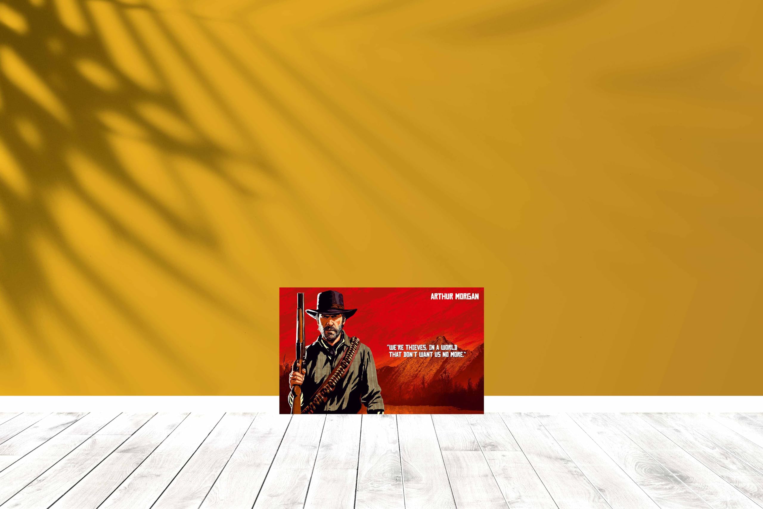 Baldau Prints Red Dead Redemption Rdr Game Wall Poster For Room (Gloss Laminated, 12X18 Inch, 300 Gsm) F-241