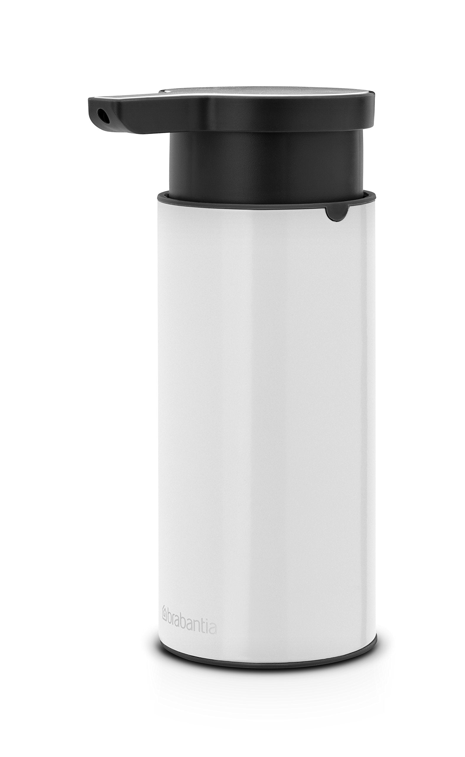 Brabantia Soap Dispenser 6.7Oz (White) Handwash, Lotion, Shampoo Pump For Bathroom/Kitchen - Easy Refill, Easy Clean