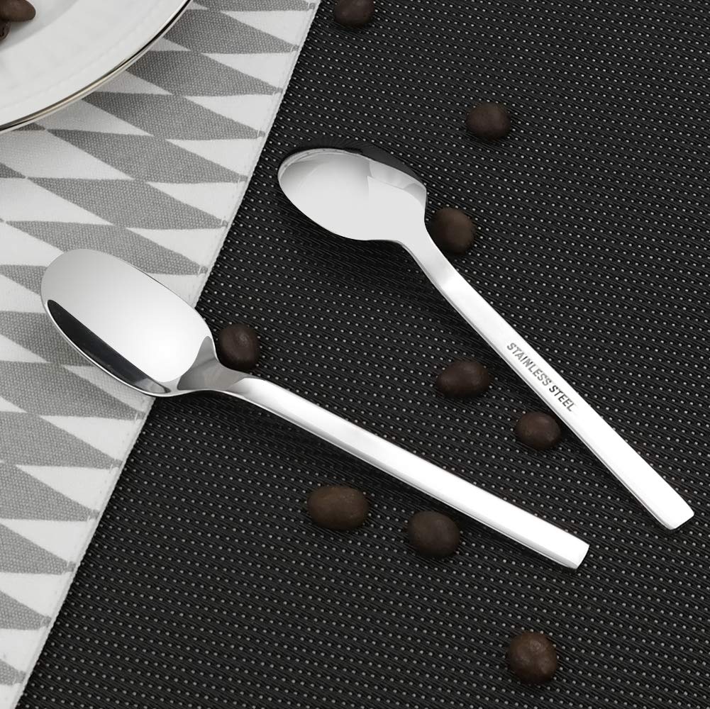 Doryh Stainless Steel Espresso Spoons Mini Coffee Spoons, 16 Pieces