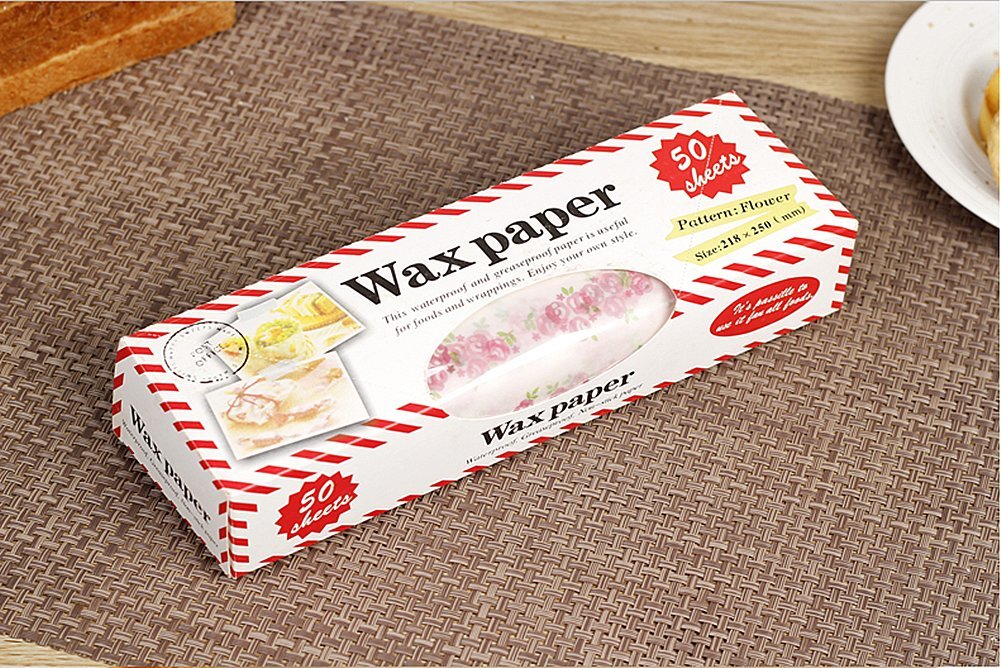 Wax Paper,Food Picnic Paper,50 Sheets Grease Proof Paper,Waterproof Dry Hamburger Paper Liners Wrapping Tissue For Plastic Food