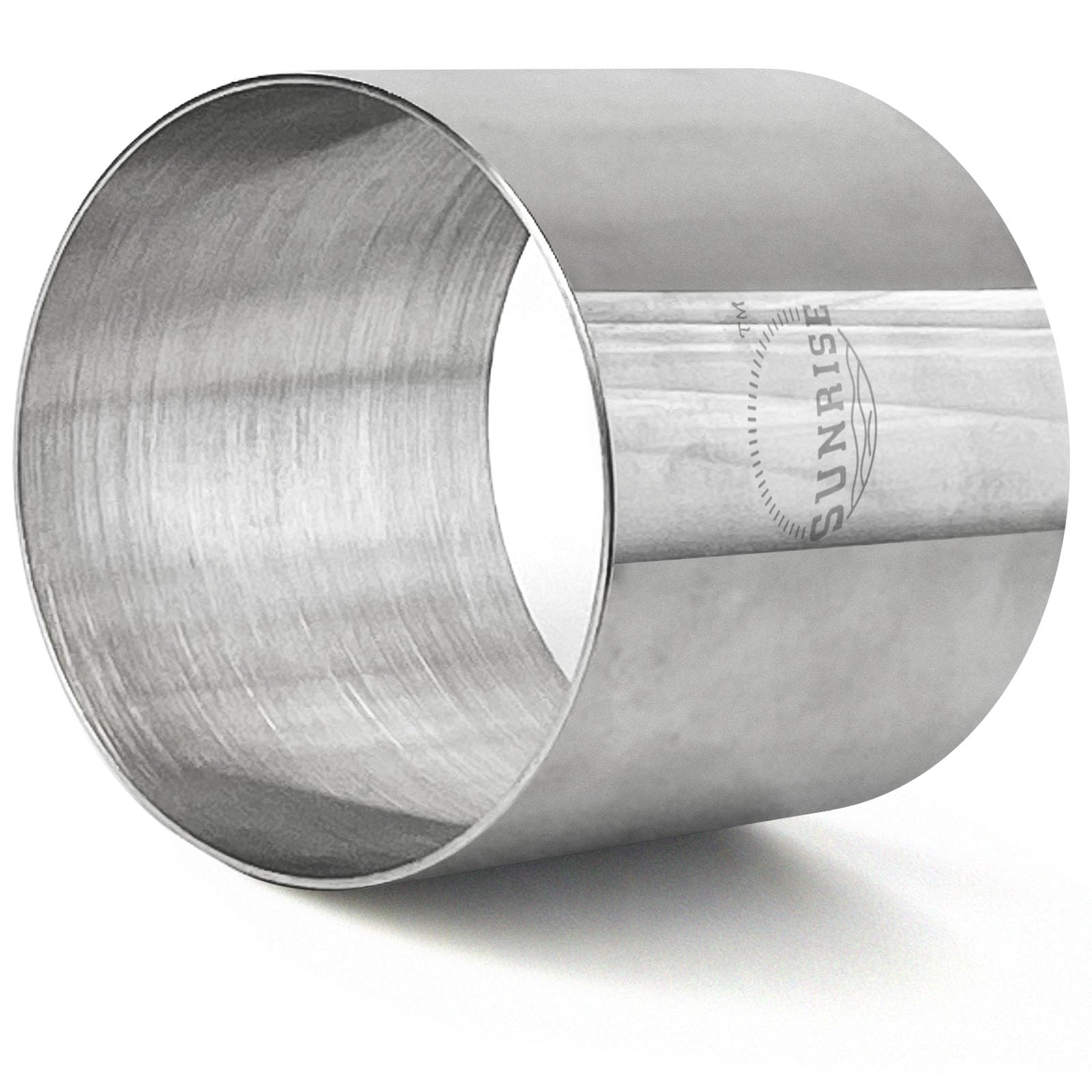 Sunrise (Pack Of 4) Kitchen Supply Plating Forms Stainless Steel Ring Mold Sets 3'' X 2.75'' (3'' X 2.75'')