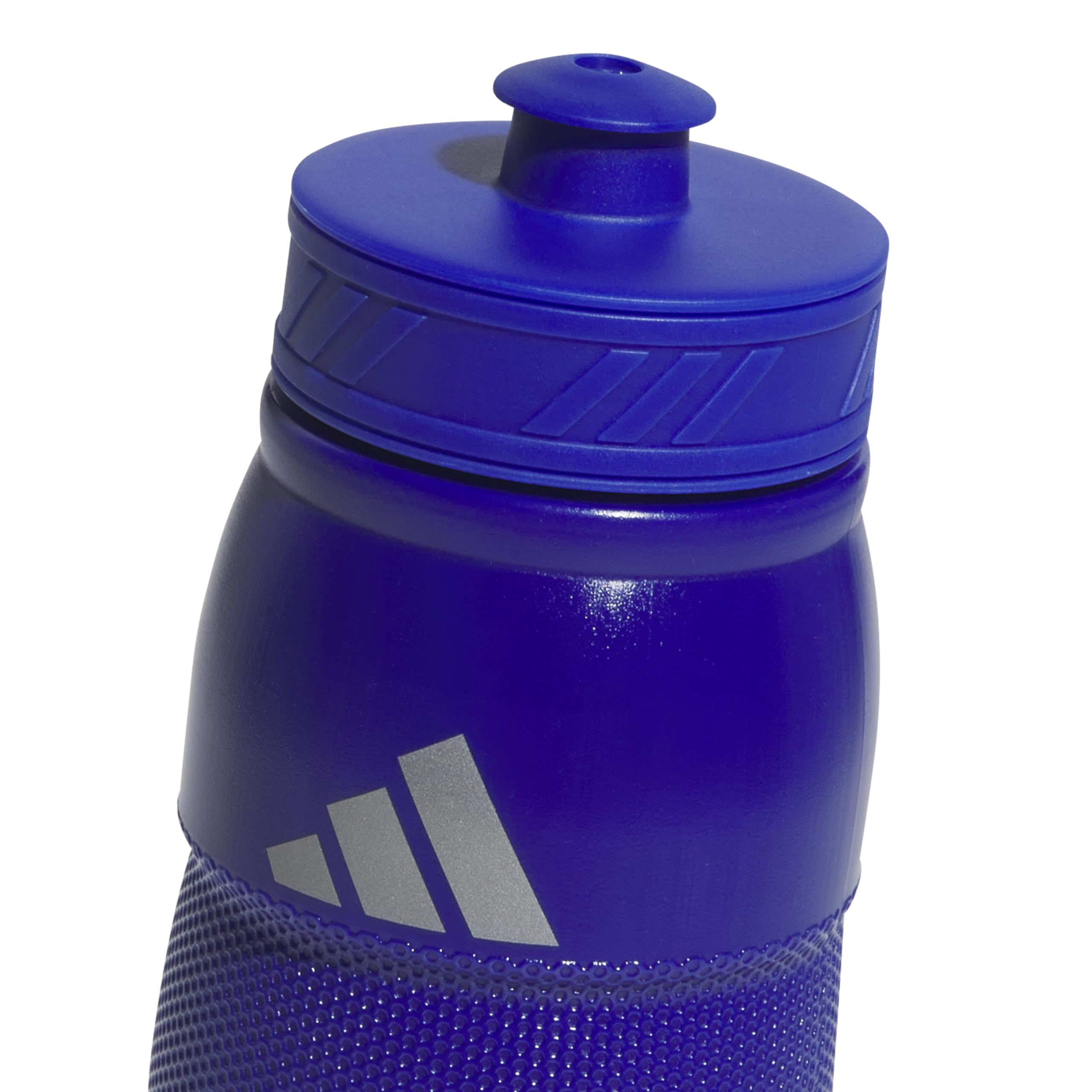 Adidas 750 Ml (28 Oz) Stadium Refillable Plastic Sport Water Bottle, Bold Blue/Grey/Bold Blue, One Size