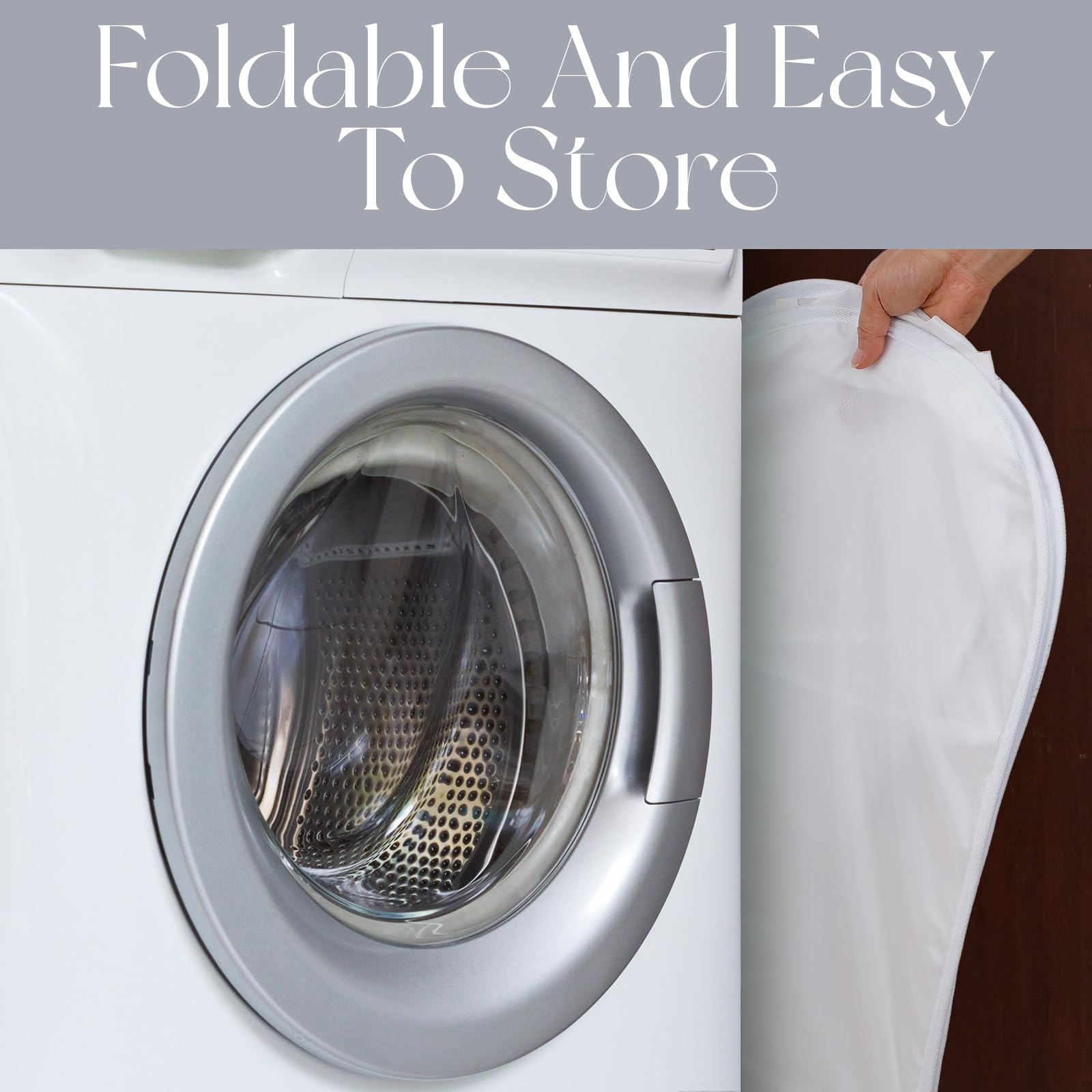 2 Pack Mesh Pop Up Laundry Hamper, 3 Compartments Collapsible Mesh Laundry Baskets, Popup Hamper For Cruise, Travel, Bathroom, K