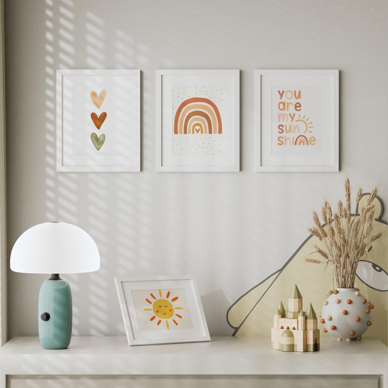 HappyHapi 8x10 Picture Frames, Red Frames with Black Mat, Wall or Table Display Pictures 5x7 with Mat or 8x10 without, 2 Pack