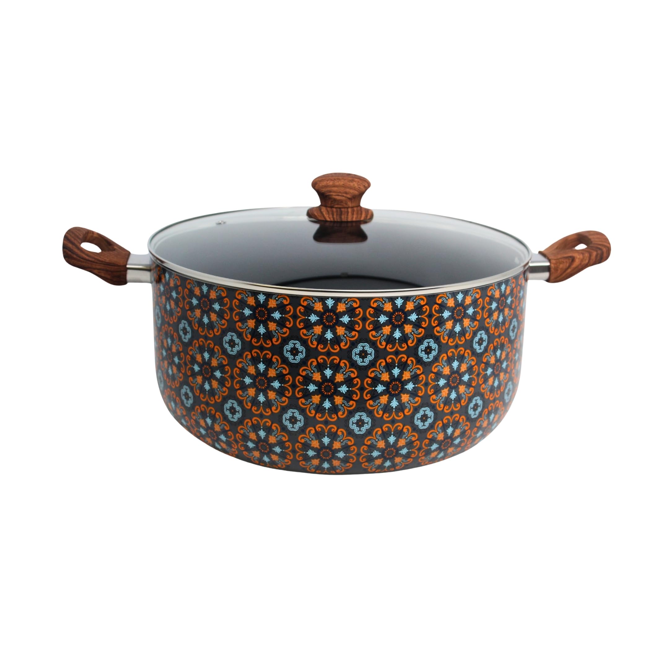 IMUSA 10Qt Talavera Dutch Oven w/Blk