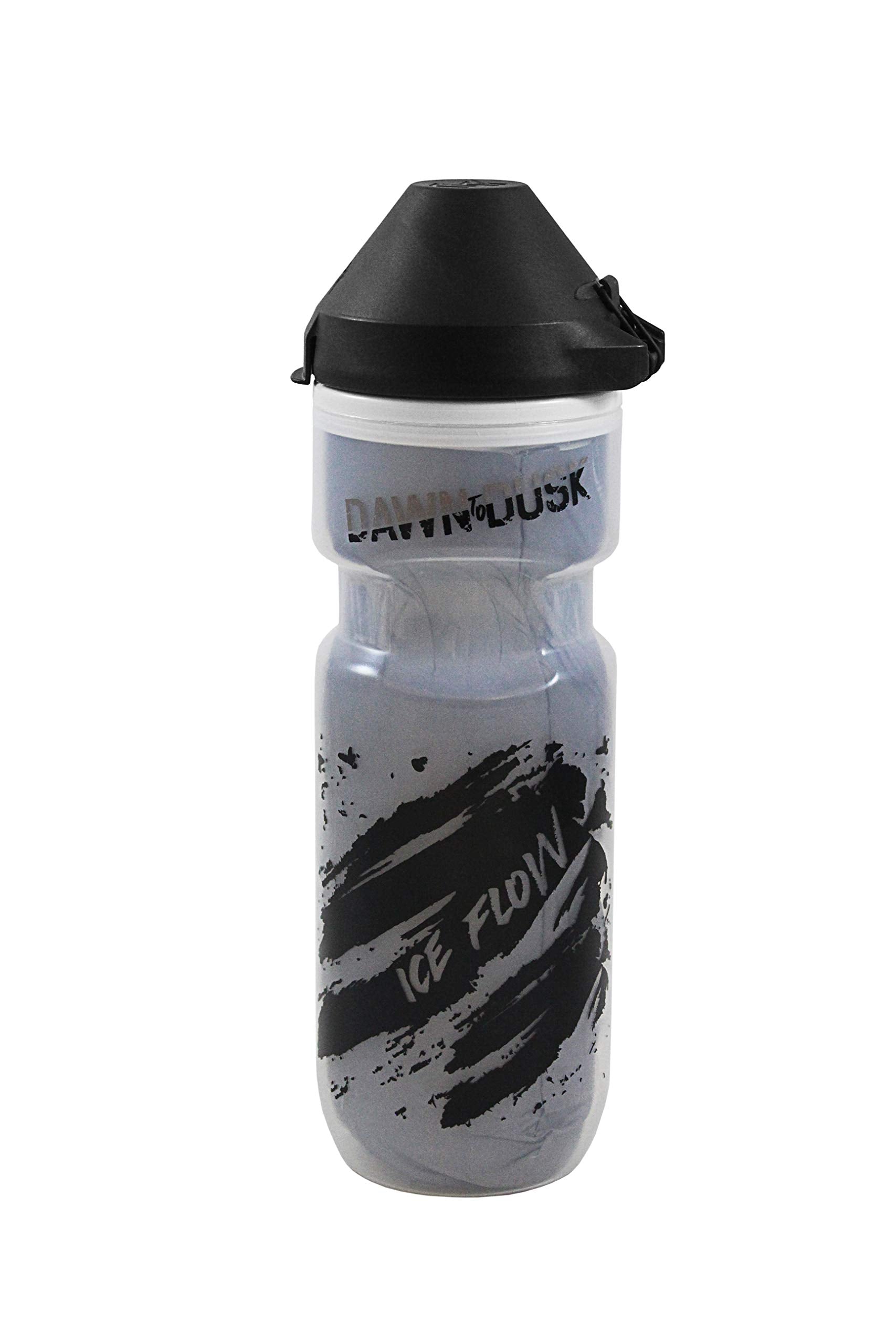 DAWN TO DUSK Ice Flow 20 oz Insulated Water Bottle with Dirt Mask
