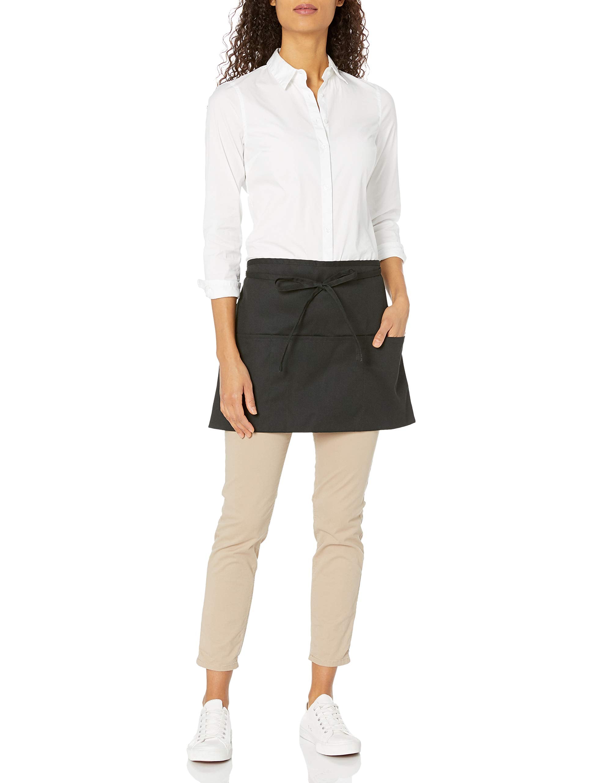 Uncommon Threads Unisex Reversible Waist Apron, Black, One Size