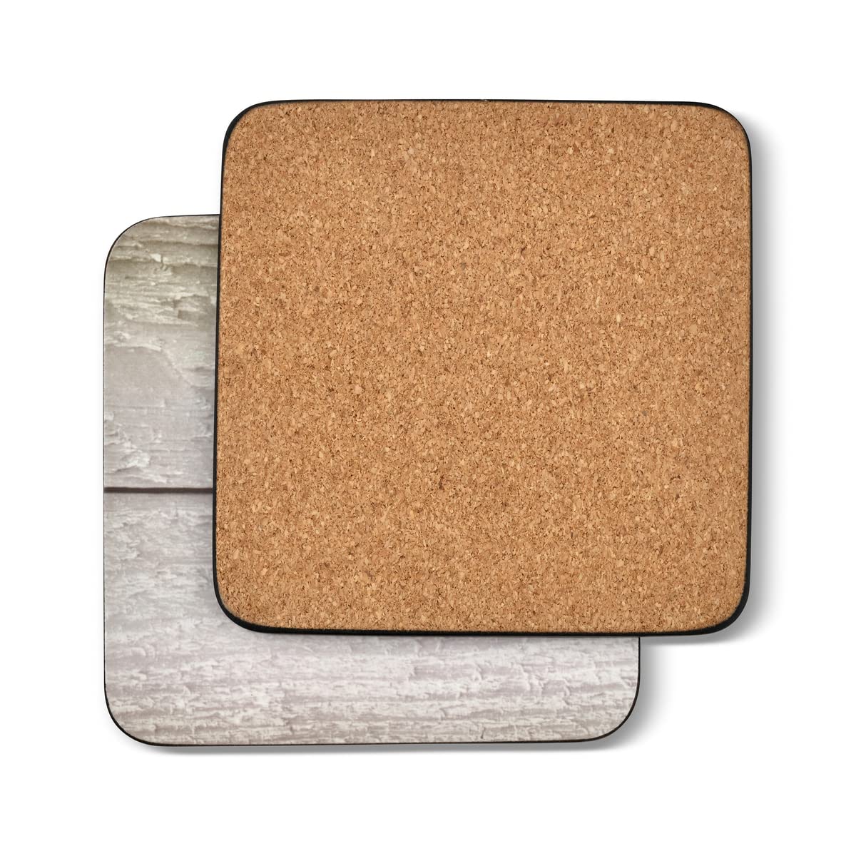 Pimpernel Driftwood Collection Coasters | Set Of 6 | Cork Backed Board | Heat And Stain Resistant | Drinks Coaster For Tabletop