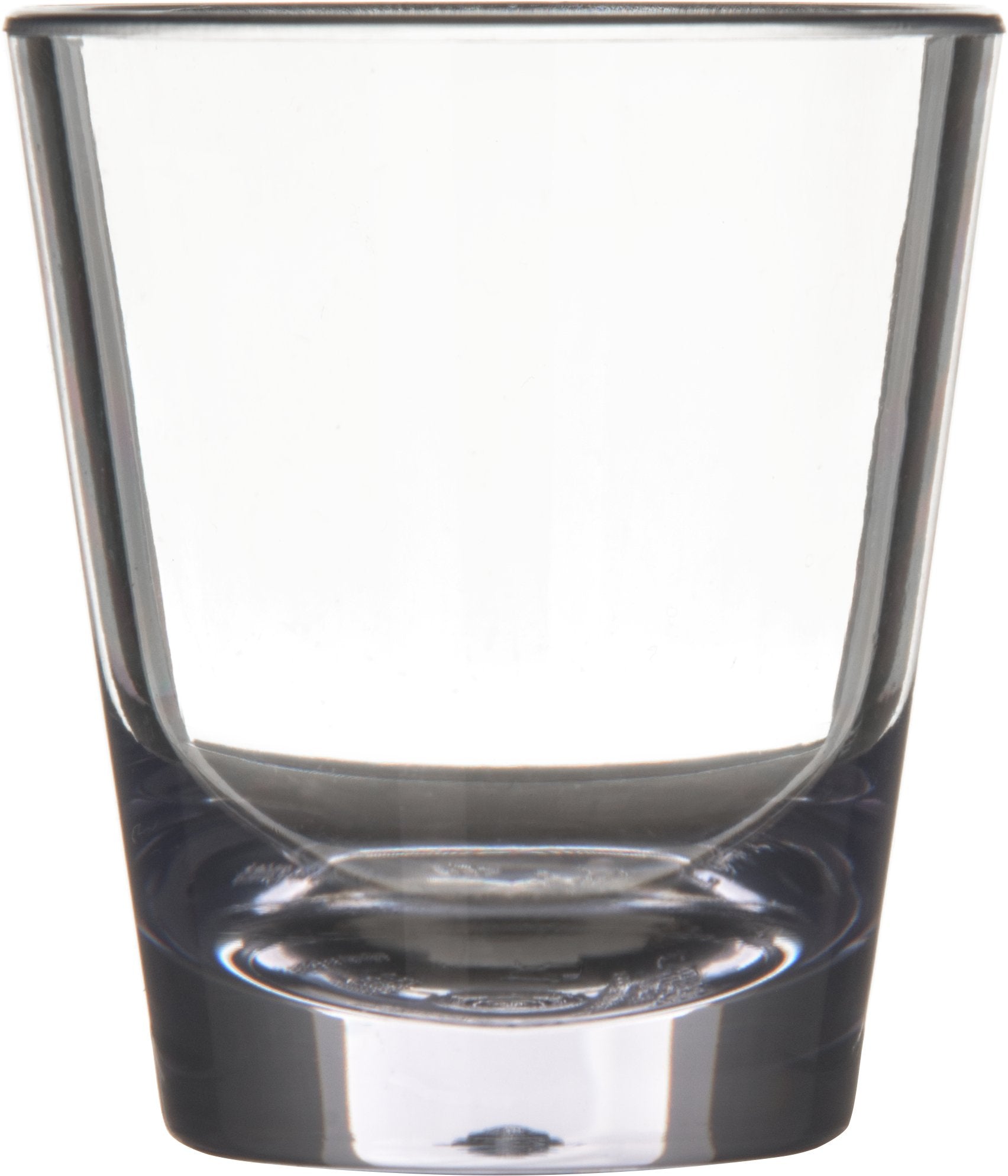 Carlisle FoodService Products Alibi Round Glass Clear Glass for Restaurants  Catering  Kitchens  Plastic  1.8 Ounces  Clear