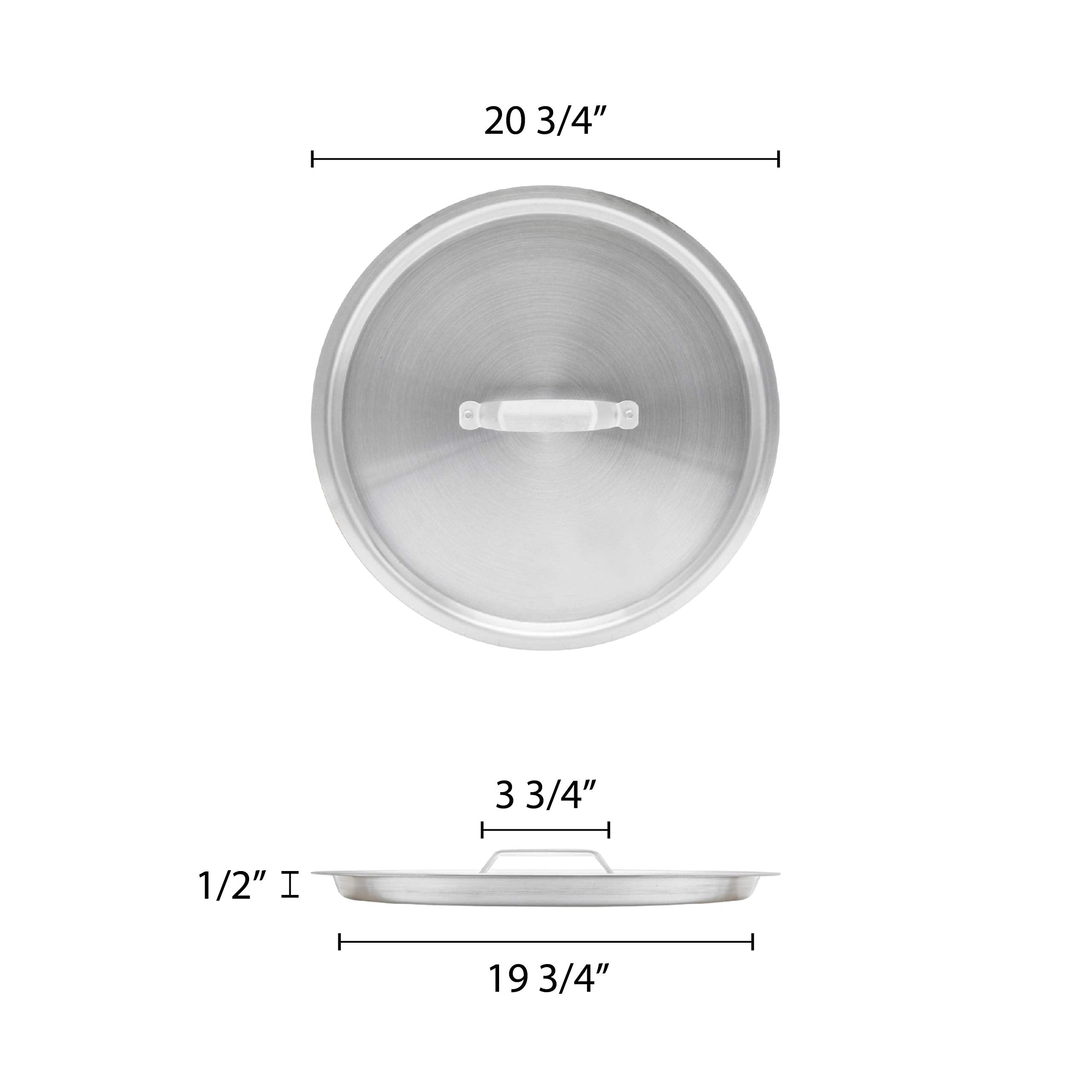 Thunder Group 60 Quart Aluminum Sauce Pot Lid