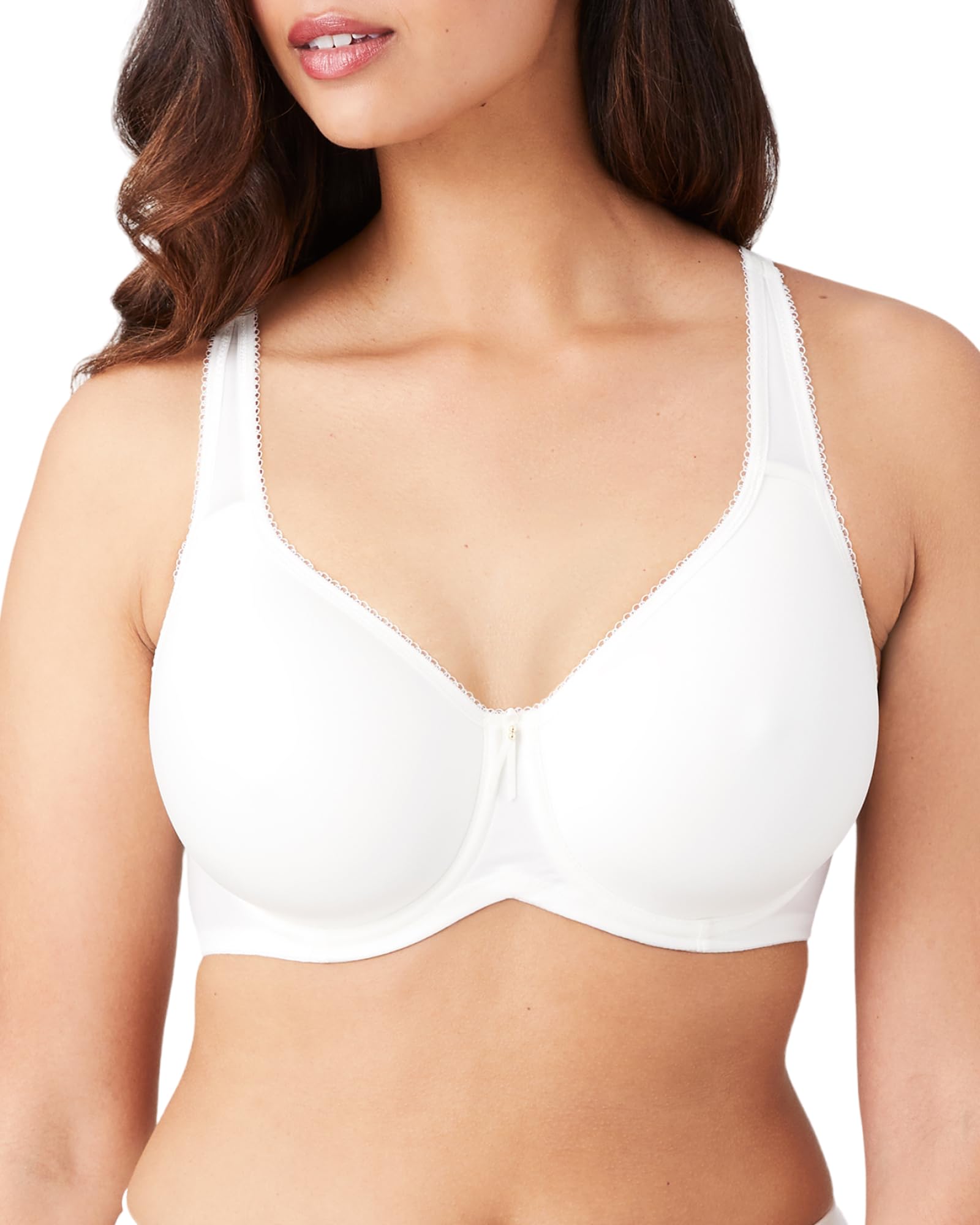 Wacoal Womens Plus-Size Basic Beauty Contour Bra, White, 36G
