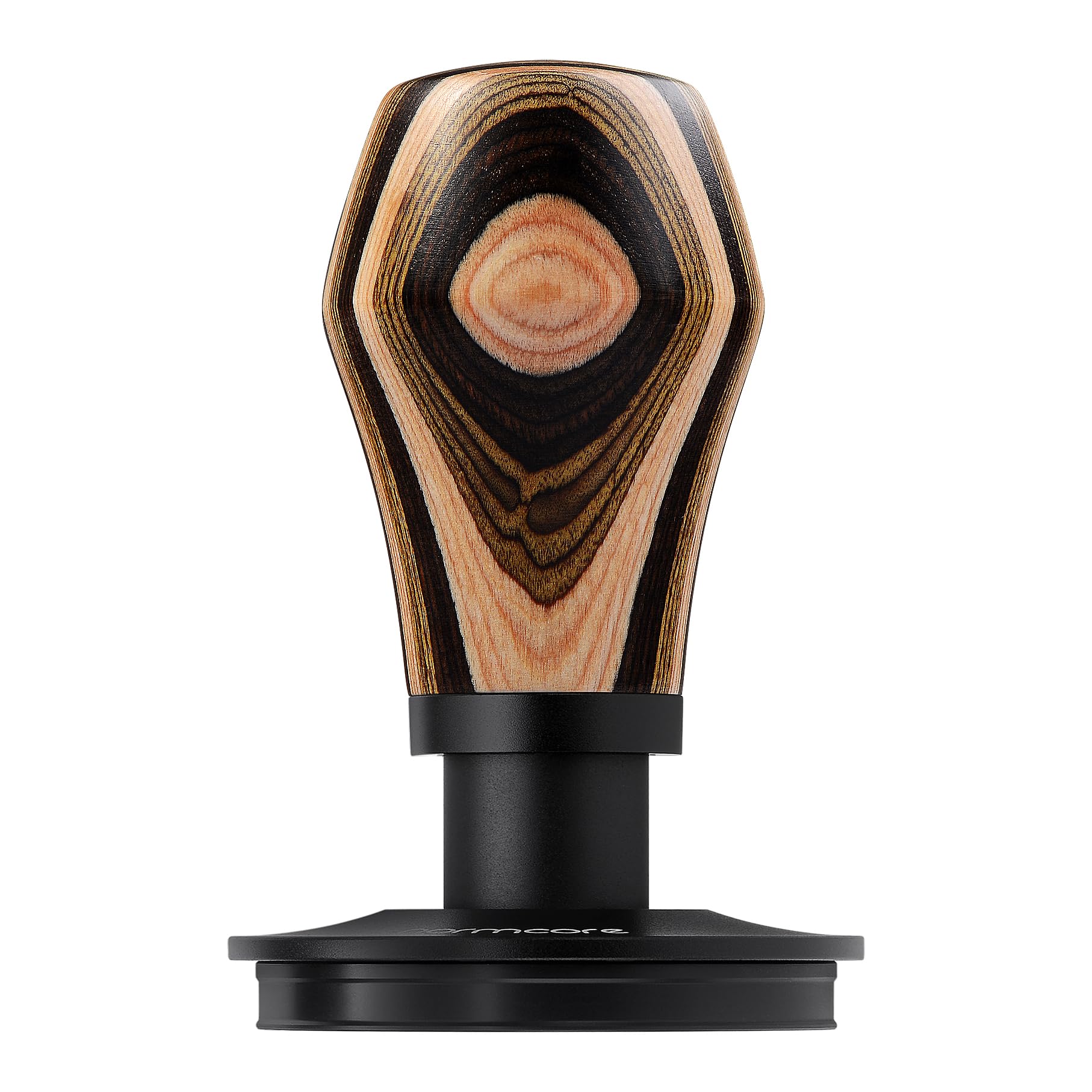 Normcore 53.3Mm Coffee Tamper V4, Spring Loaded Tamper With Titanium Pvd Coating Flat Base, Espresso Tamper Fits 54Mm Breville S