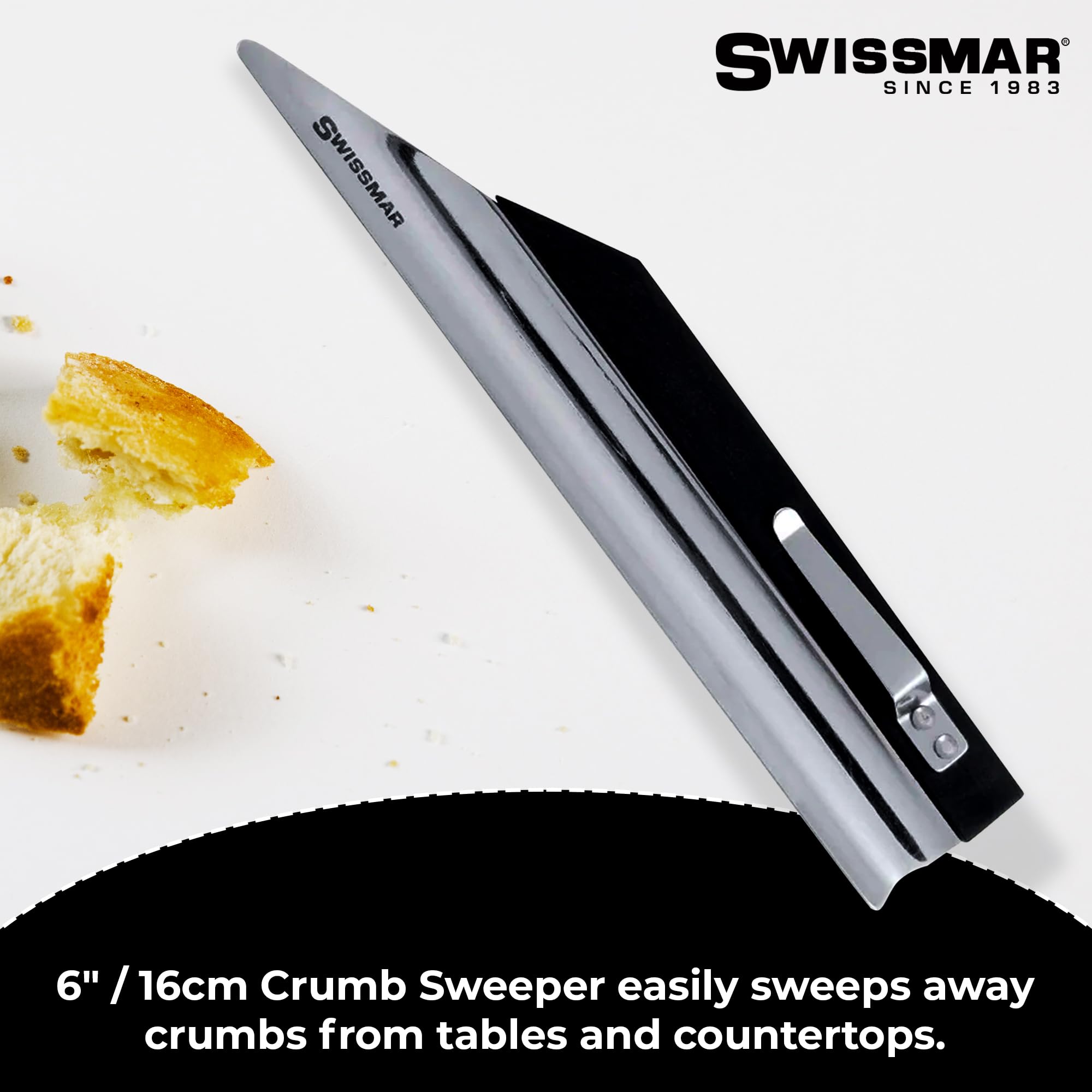 Swissmar Crumb Sweeper, Black Sandalwood