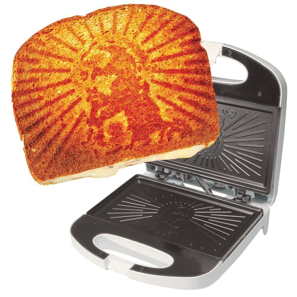 Grilled Cheesus Grilled Cheese Maker & Sandwich Press - 10"x10"x4" - White