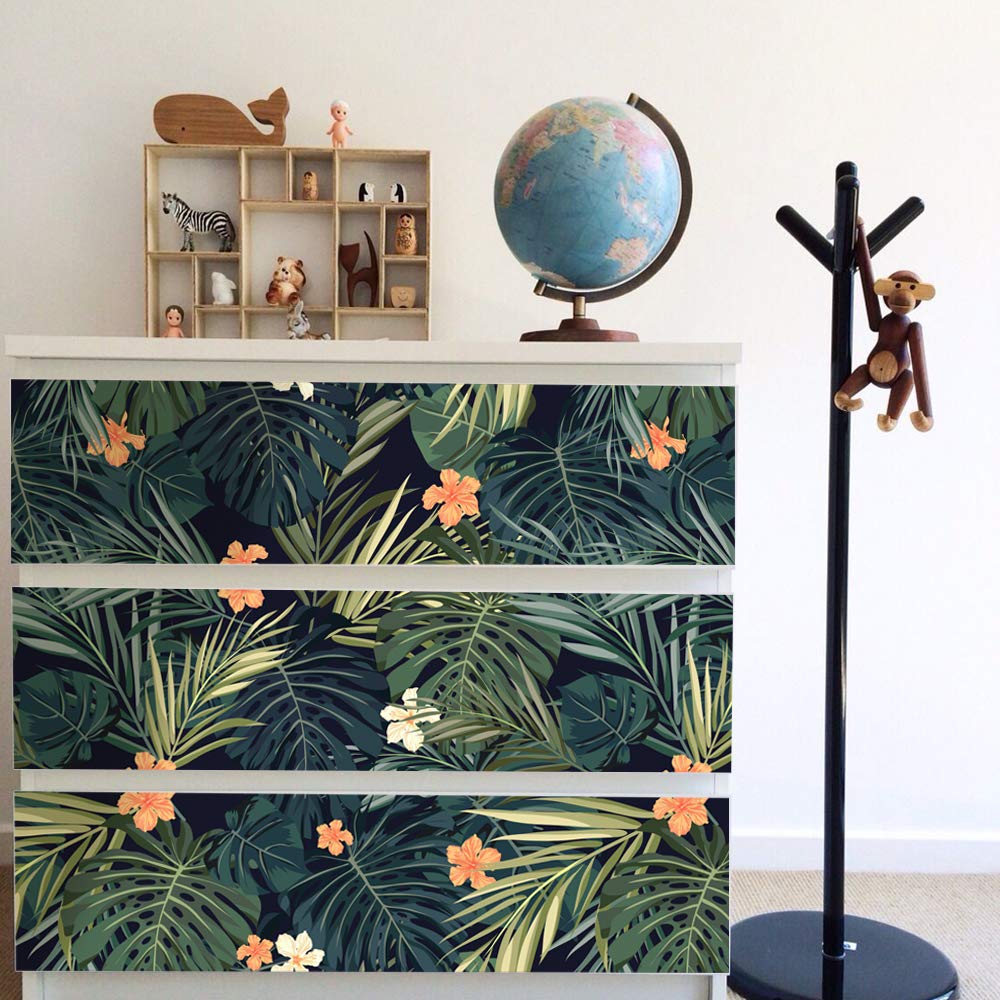 Self-Adhesive Dresser Sticker, Peel And Stick Furniture Stickers/Decals, Removable Furniture Skin (010, Malm)