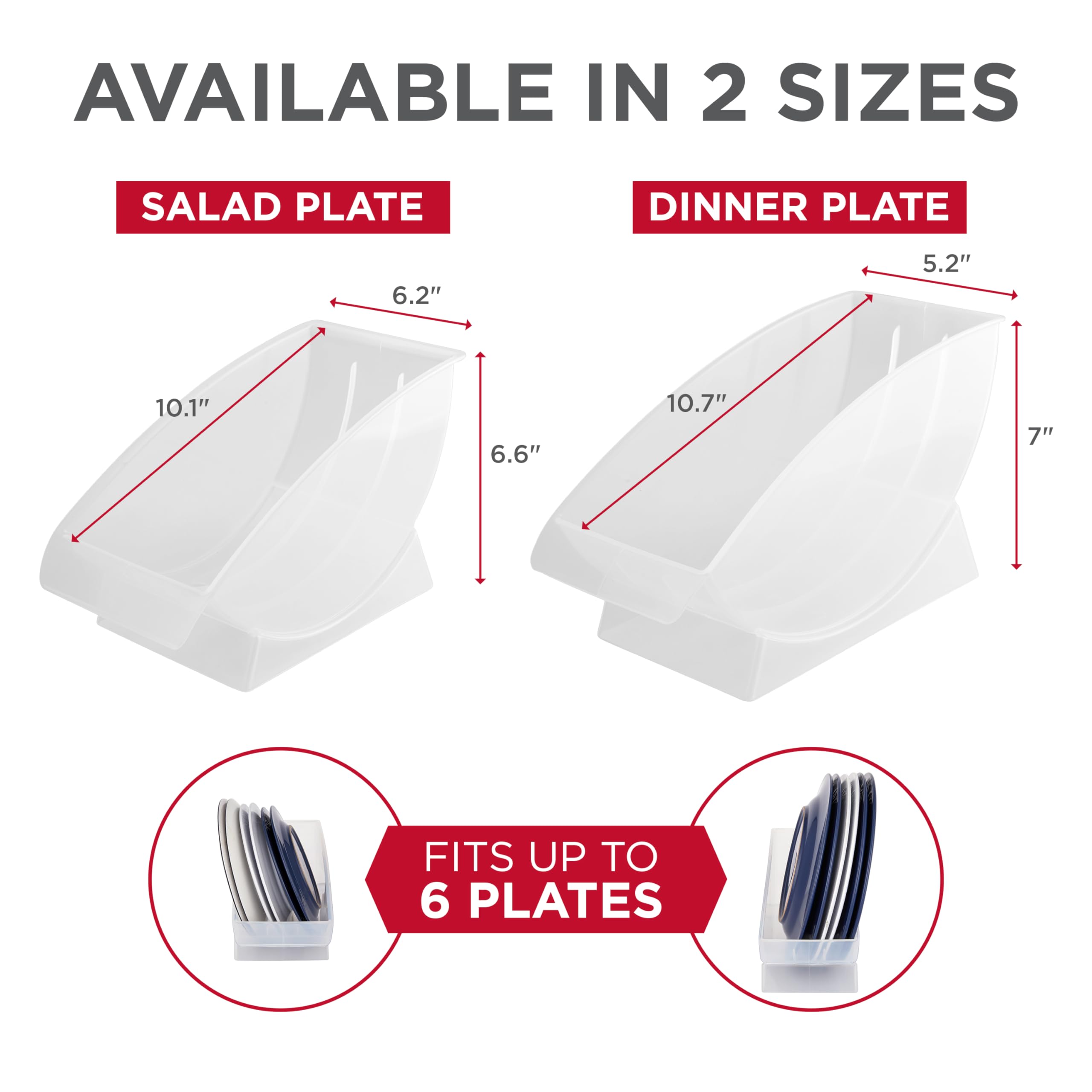 Jumbl Salad/Dessert Plate Cradle - Includes 1 Cradle