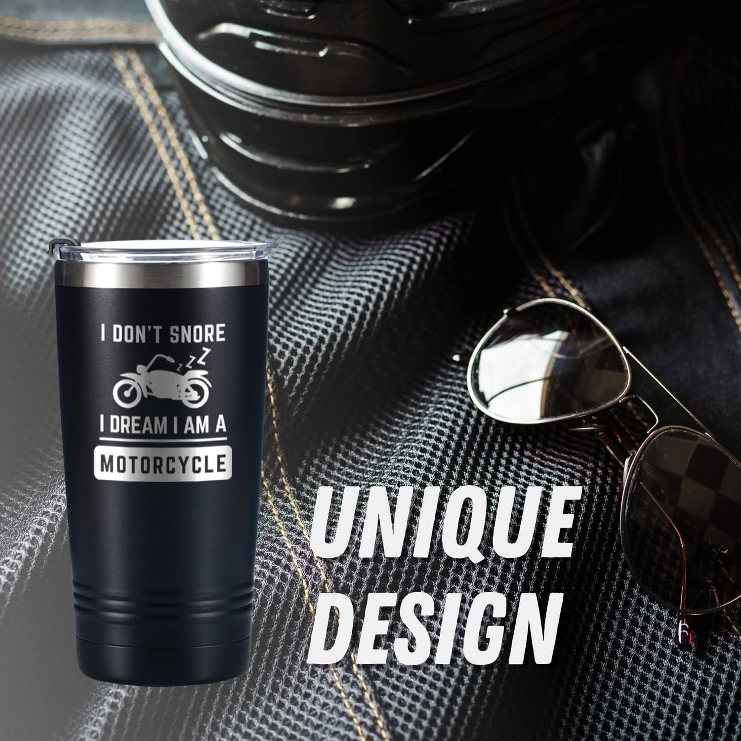 Onebttl Motorcycle Gifts For Men, Tumbler Travel Coffee Mug, Dad Grandpa Biker Rider Father'S Day, Birthday, Stainless Steel 20O