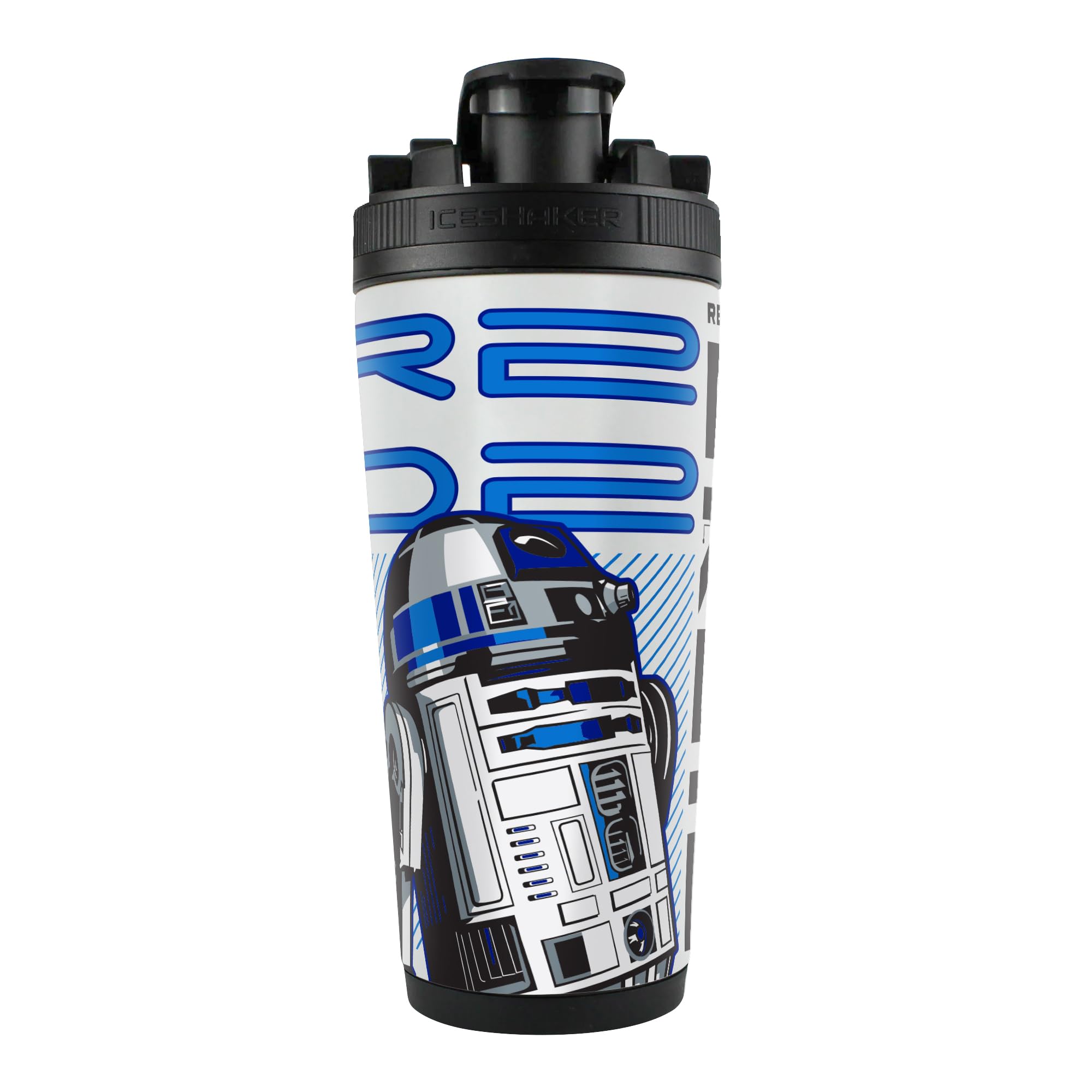 WinCraft 26oz 4D Stainless Steel Ice Shaker Star Wars Droids White