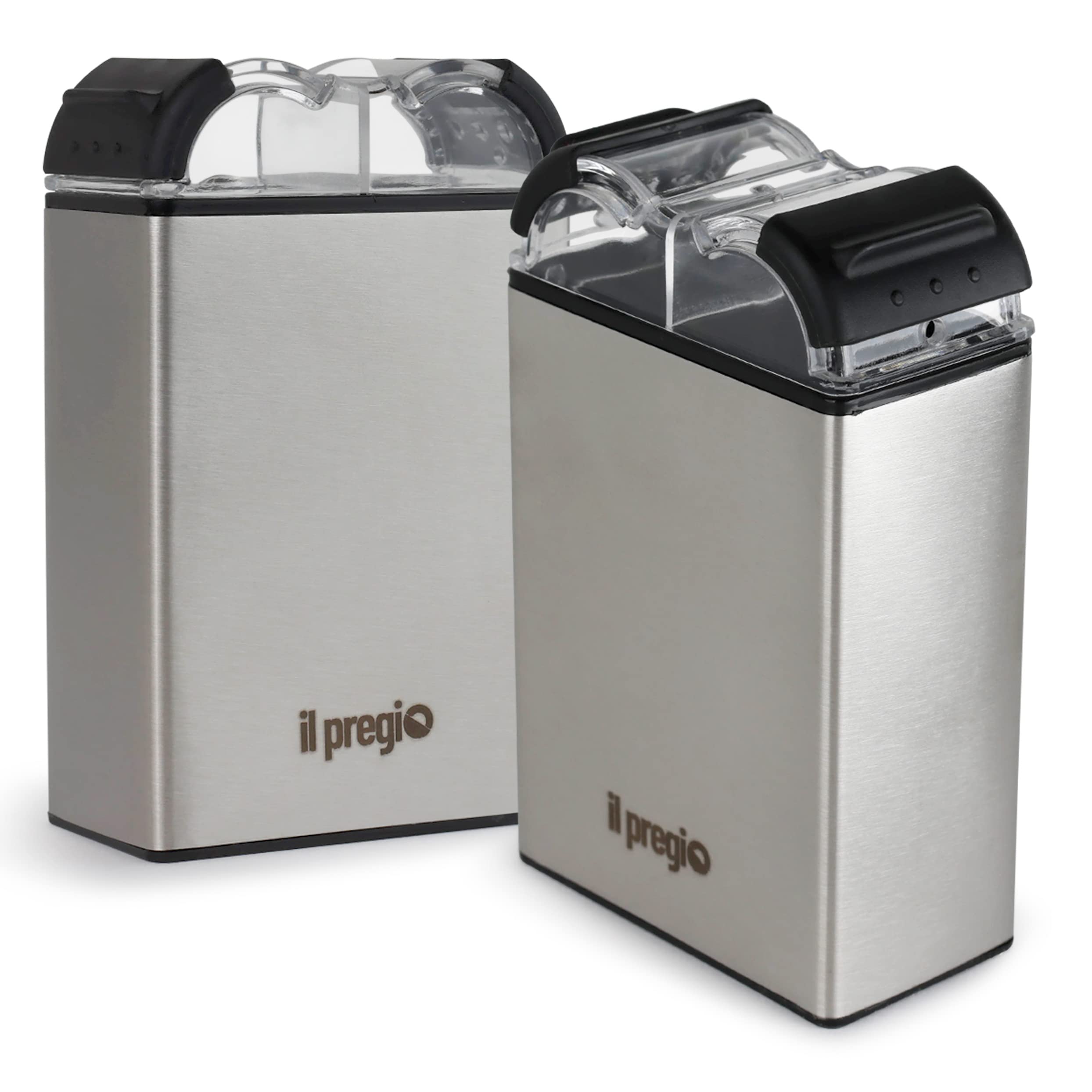 Il Pregio Double Spice Stainless Steel Seasoning Jar Shaker - 2 In 1 Salt And Pepper Dispenser With Adjustable Pour Holes | 2.3O