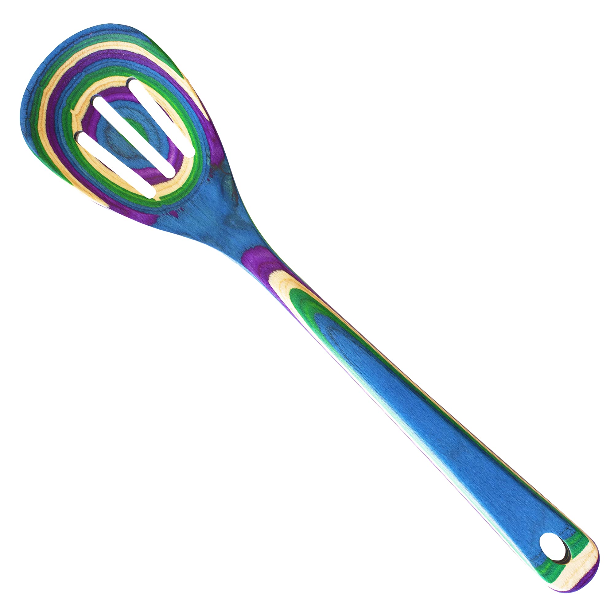 Totally Bamboo Baltique Mumbai Collection 12-1/2 Wooden Cooking Spoon, Safe for Nonstick