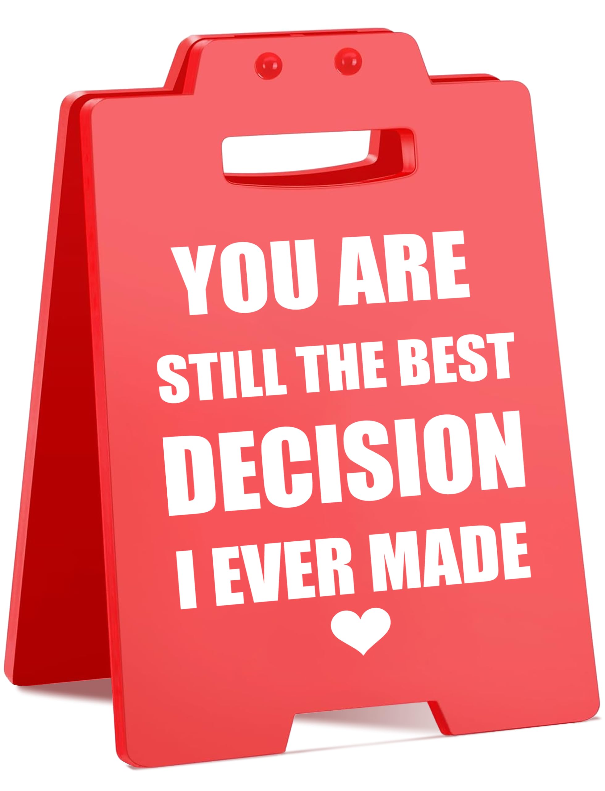 Anniversary Romantic Gifts for Men, Women, Boyfriend, Girlfriend, Husband, Wife, Coupl Valentines Day Decor Sign, Sentimental Ho