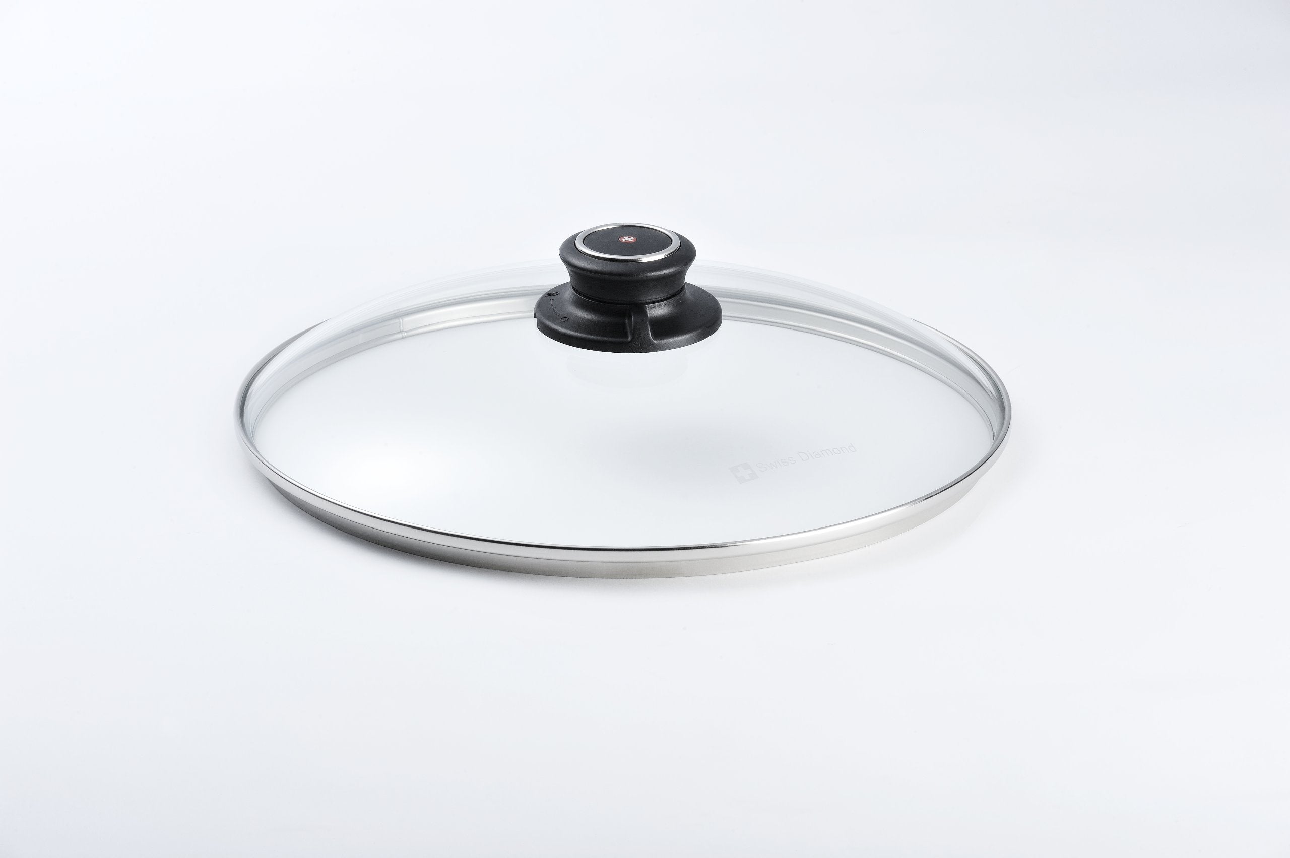 Swiss Diamond Heat-Tempered Glass Lid 26Cm Dishwasher Safe And Oven Safe
