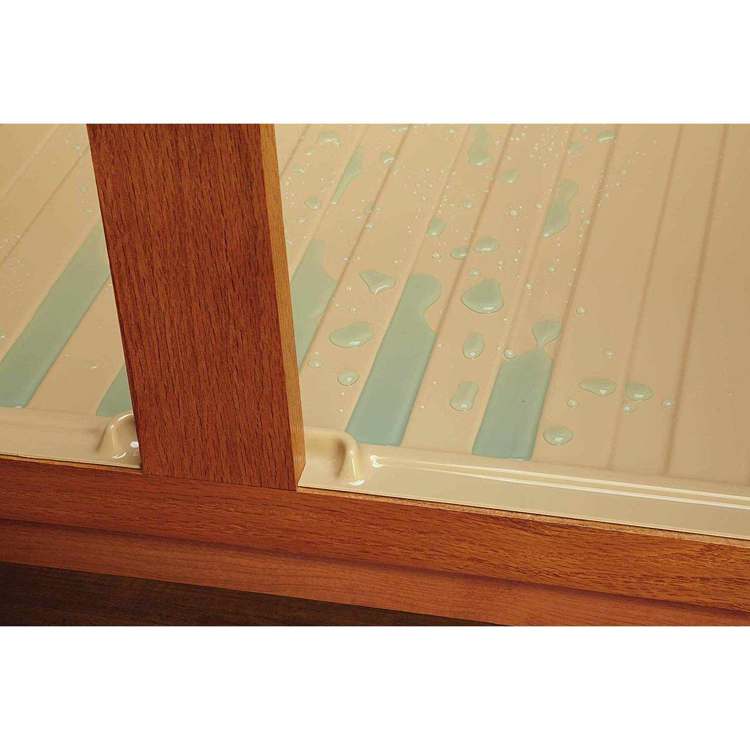 Rev-A-Shelf Under Sink Base Drip Tray Mat Shelf Liner For Kitchen Cabinets Protective Organization Accessory For 33''-36'' Cabin