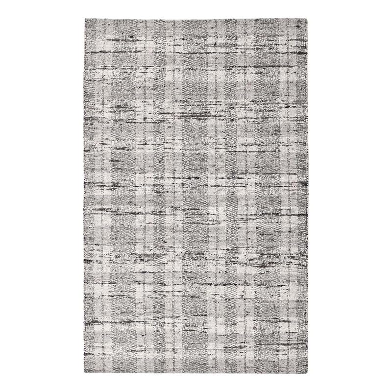 Kosas Home Perth 96 x 120 Striped Wool & Cotton Area Rug in Natural