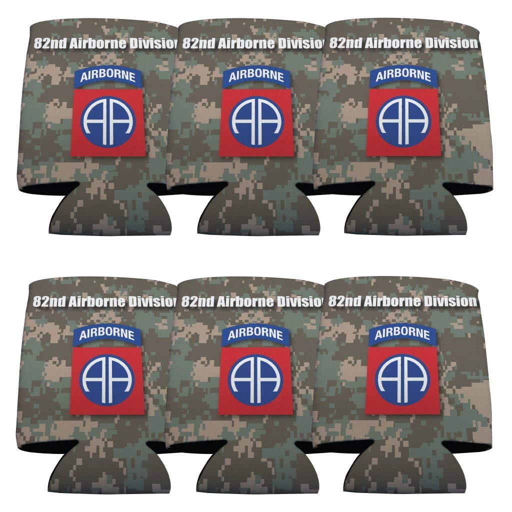 Victorystore Can And Beverage Coolers - Military 82Nd Airborne Division, Set Of 6