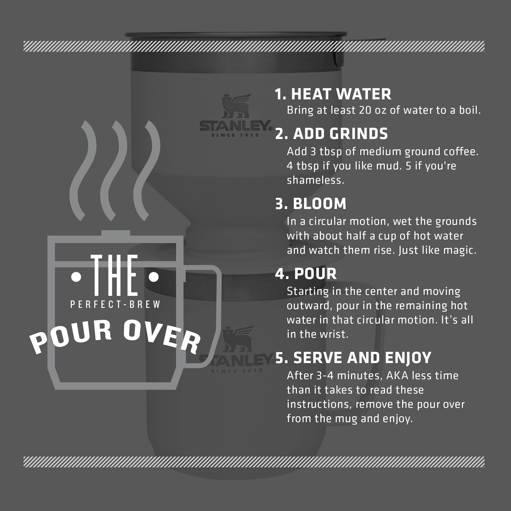 Stanley Classic The Perfect-Brew Pour Over Gift Set Elevate Your Coffee Experience With Precision Pouring And Timeless Style | 2