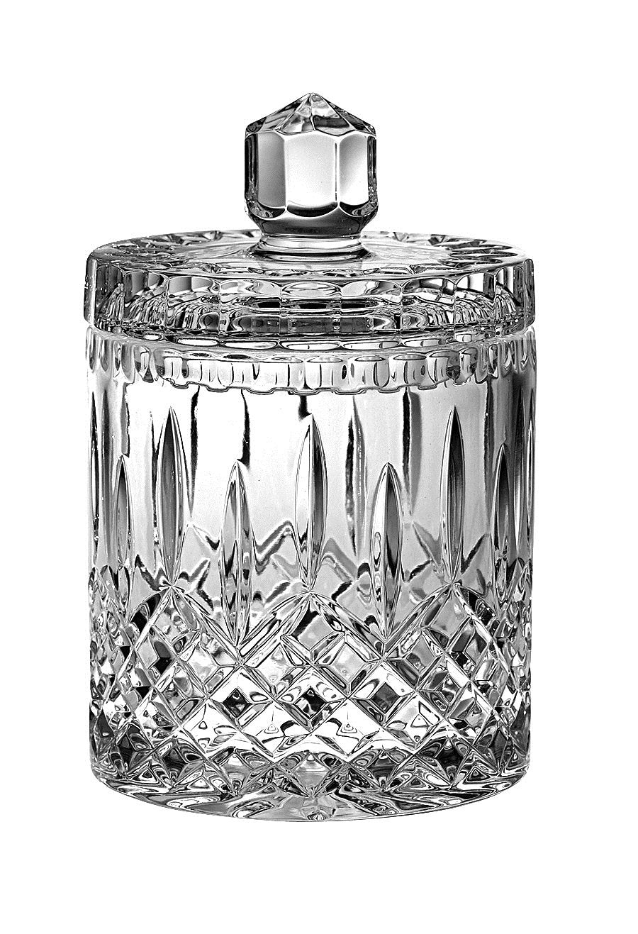 Majestic Gifts European Handmade Crystal Biscuit Jar/Candy Box 7 H 1/2 Lt