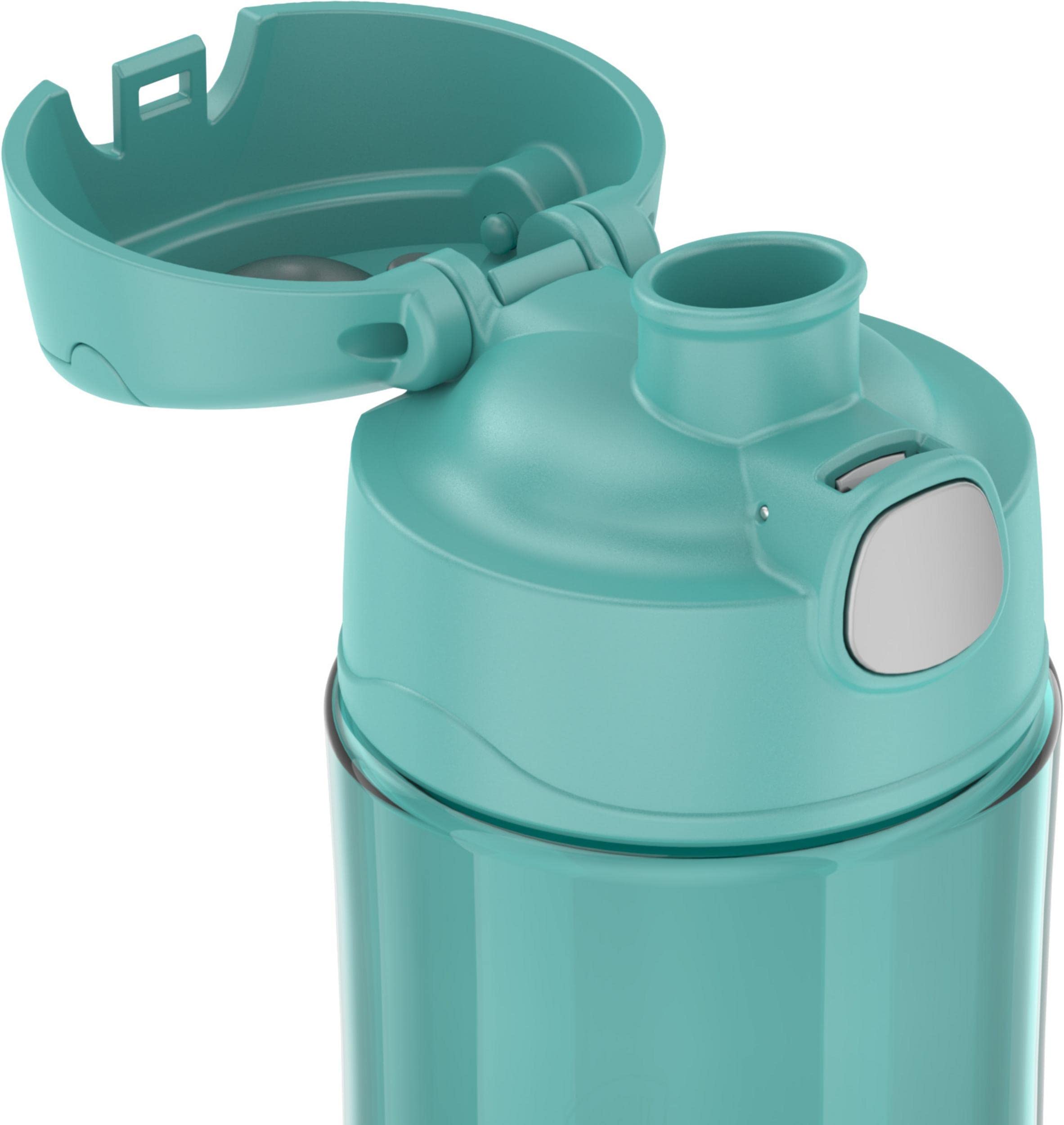 Thermos Funtainer 16 Ounce Plastic Hydration Bottle With Spout, Aqua
