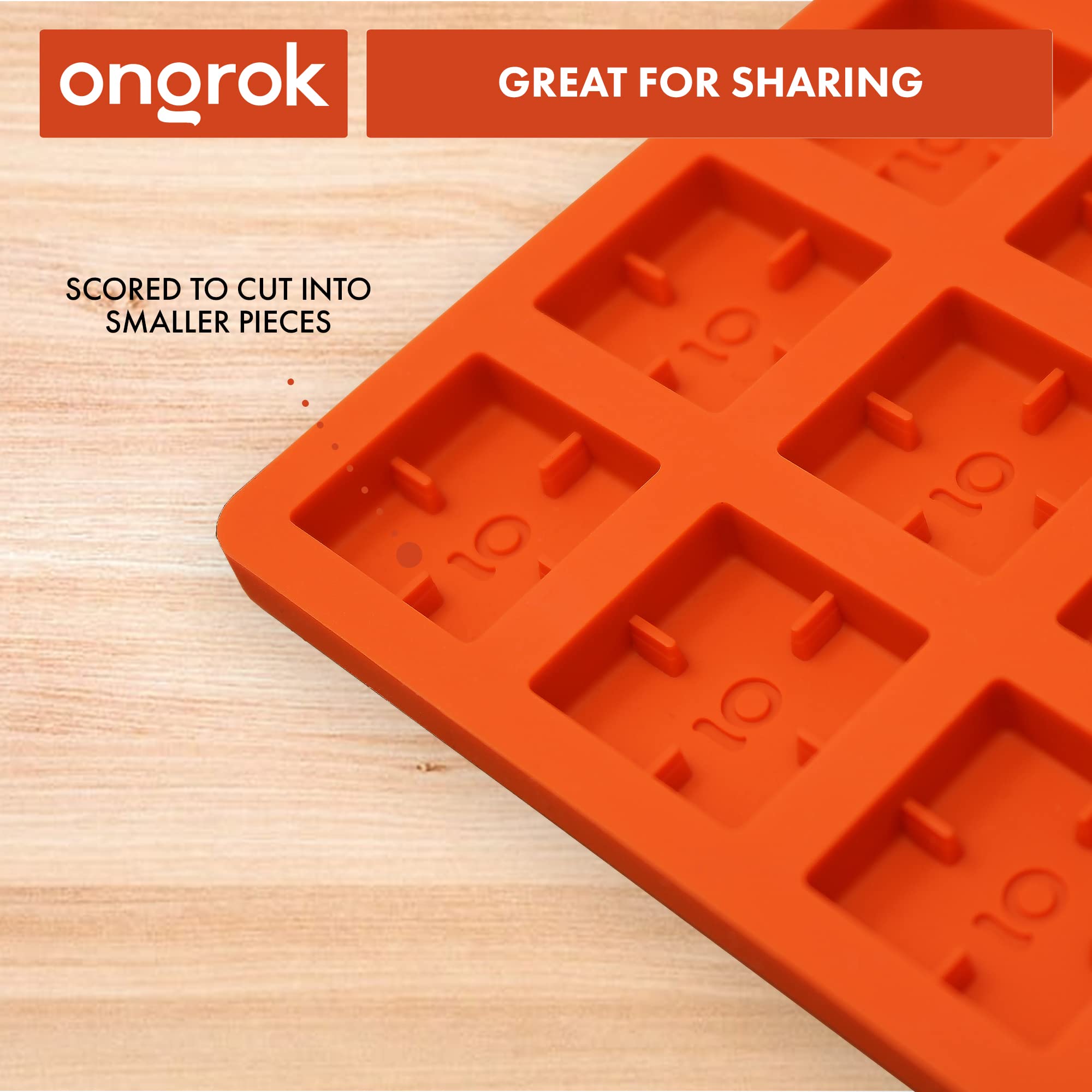Ongrok Scored Silicone Gummy Molds, 4Ml, With Dropper, Bpa Free