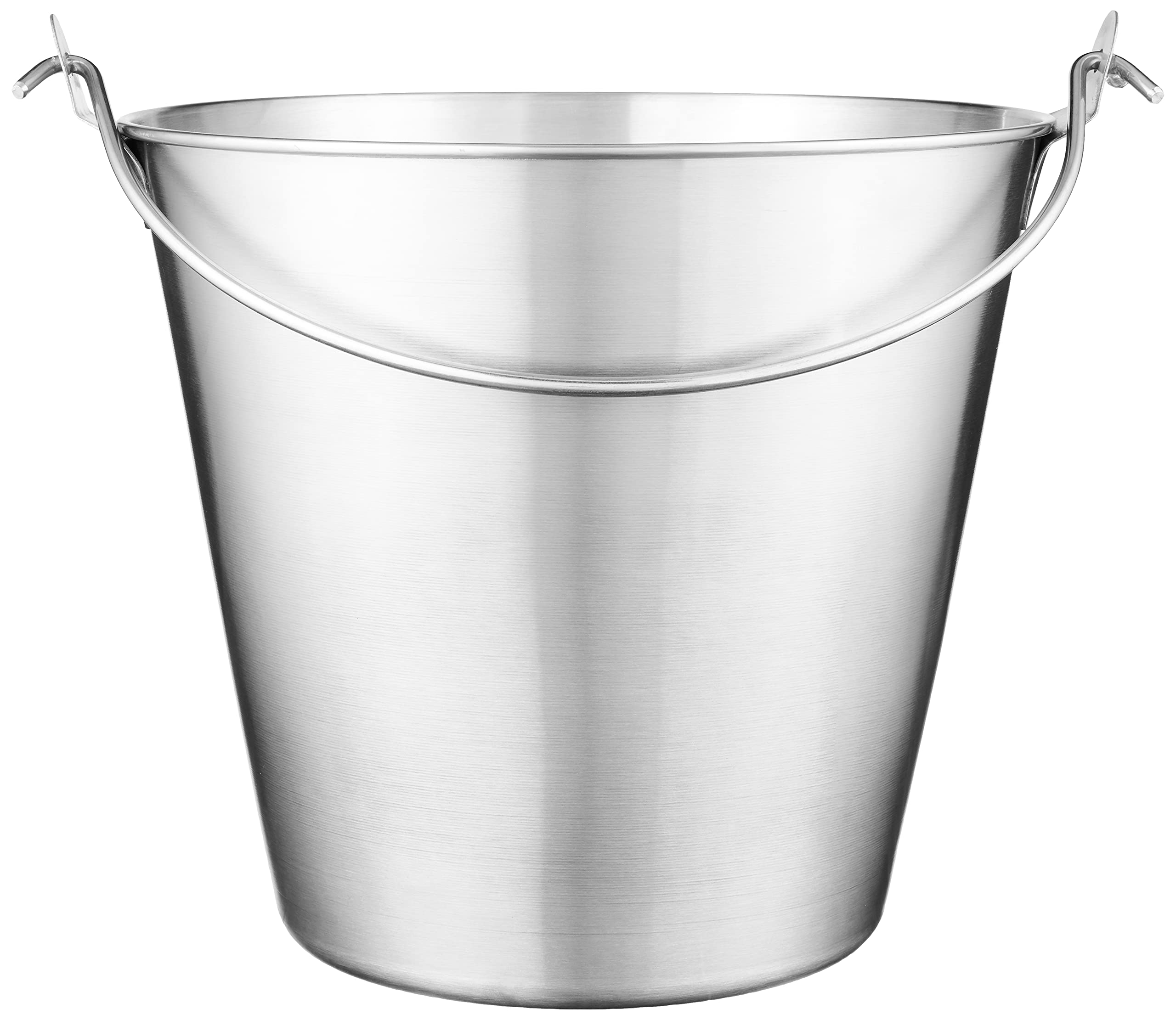 Winco Stainless Steel Utility Pail, 13-Quart