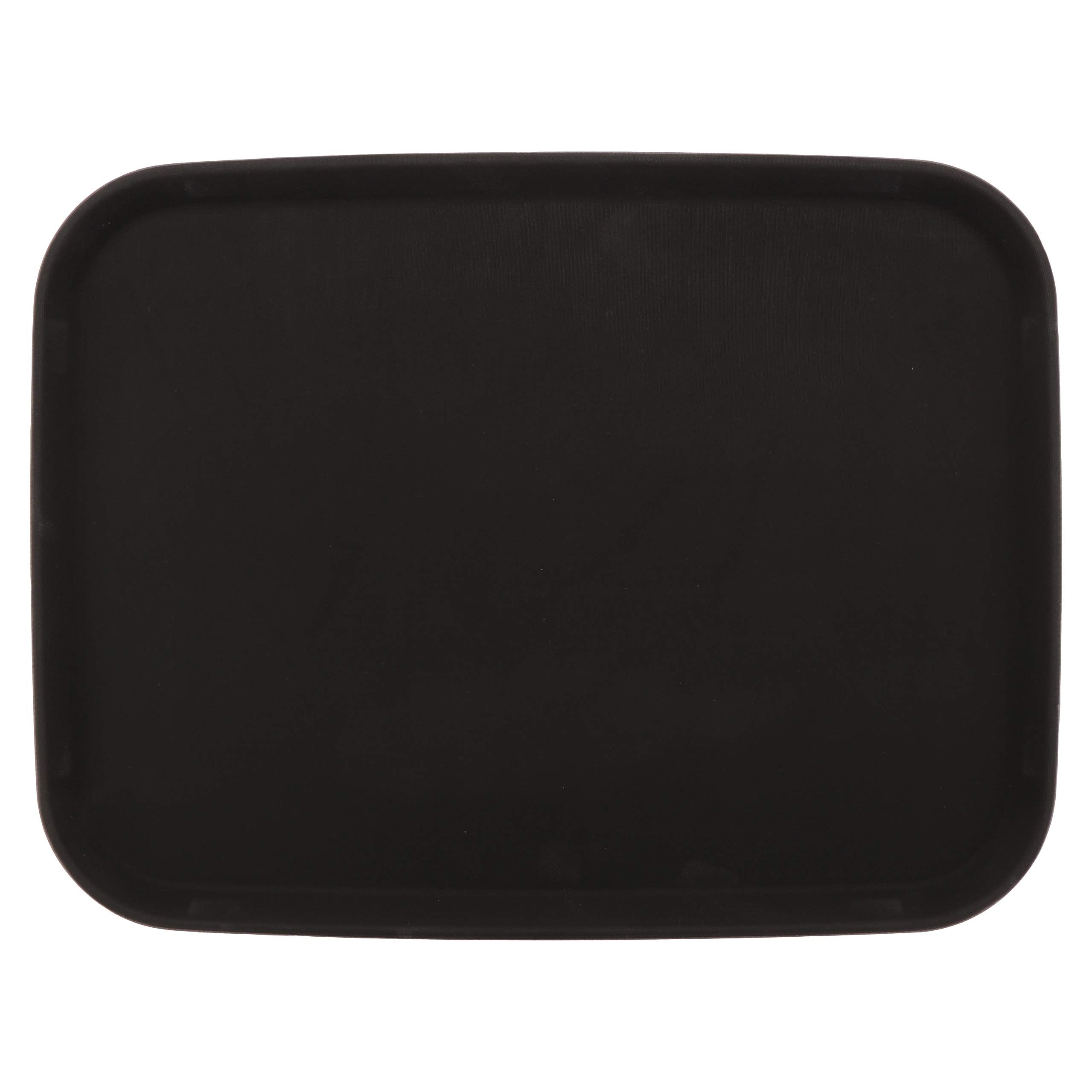 G.E.T. NS-1520-BK BPA-Free Non-Slip Plastic Rectangular Serving Tray, 15 x 20, Black