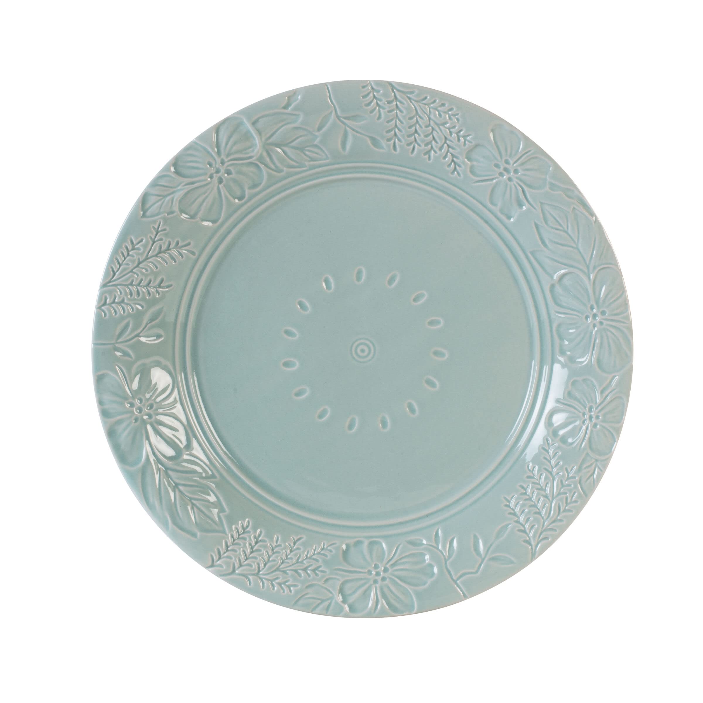 Fitz & Floyd English Garden Dinner Plate, Set Of 4, 11 Inch, Blue